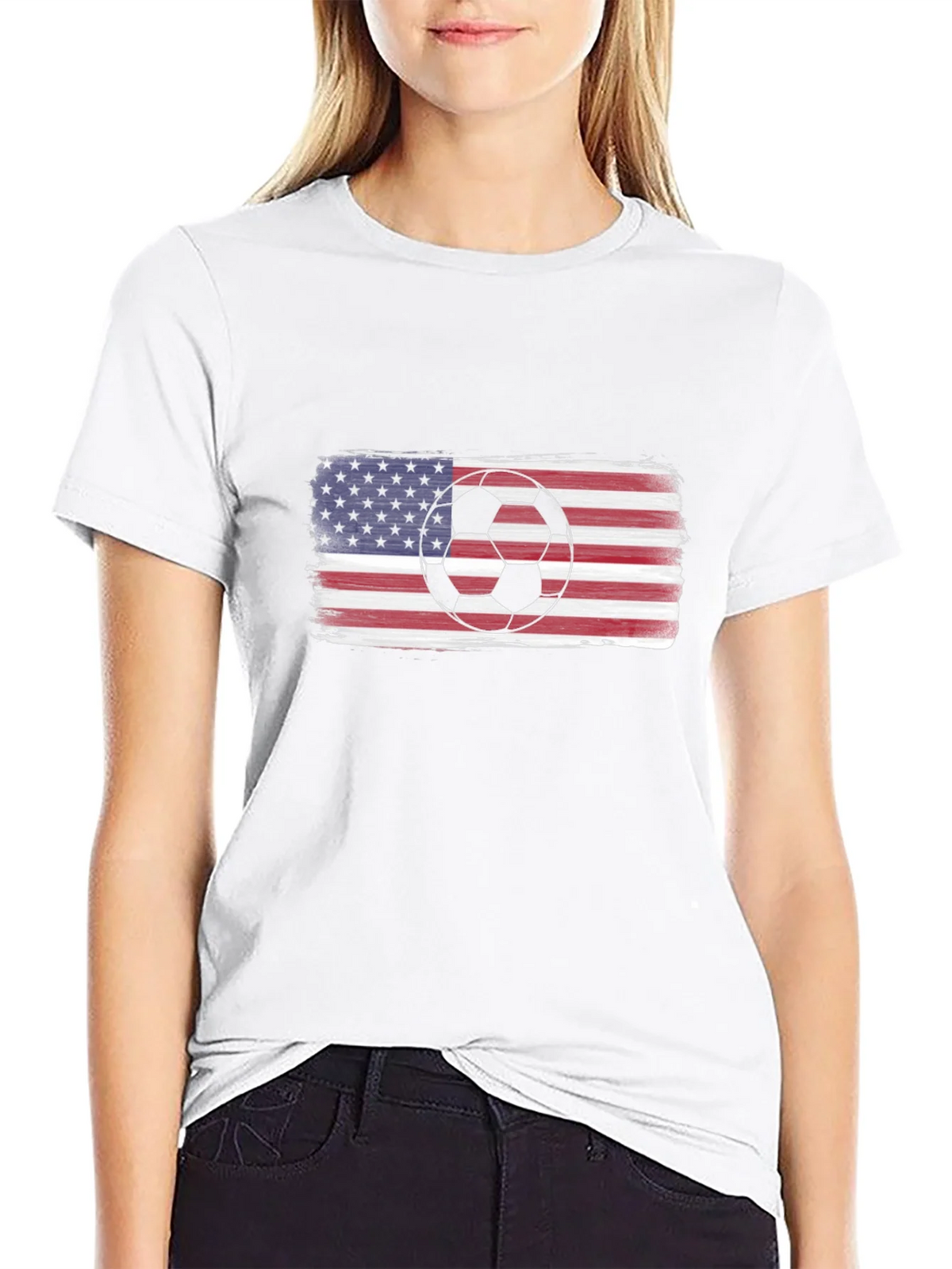 USA Soccer Pride Tee - Patriotic Graphic T-Shirt product image 8