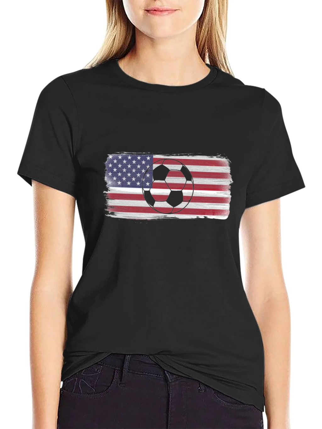 USA Soccer Pride Tee - Patriotic Graphic T-Shirt product image 2