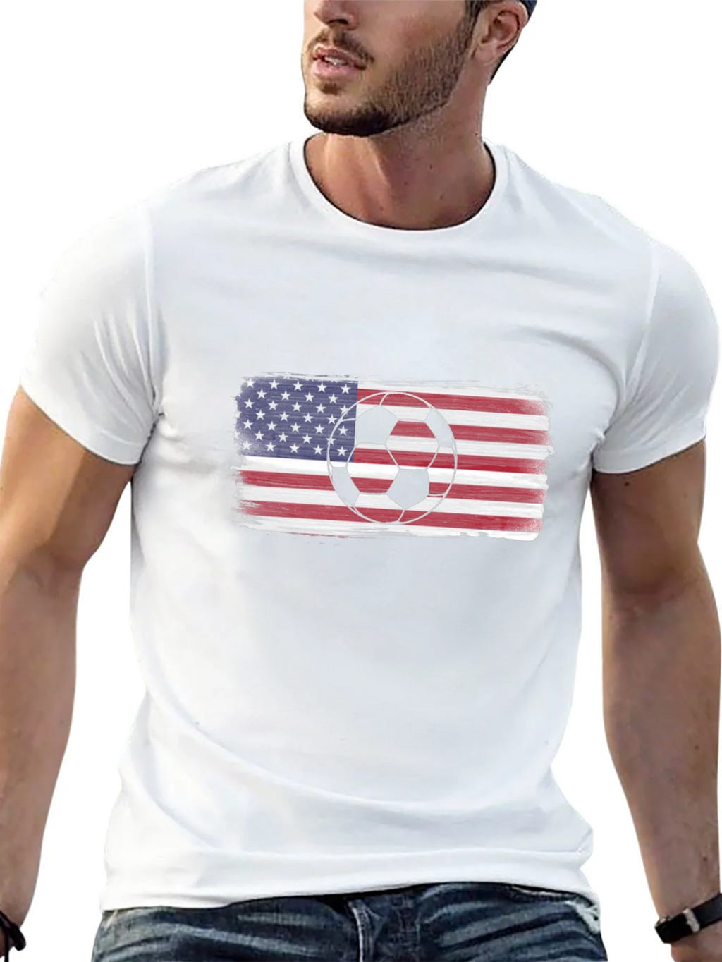 USA Soccer Pride Tee - Patriotic Graphic T-Shirt product image 12