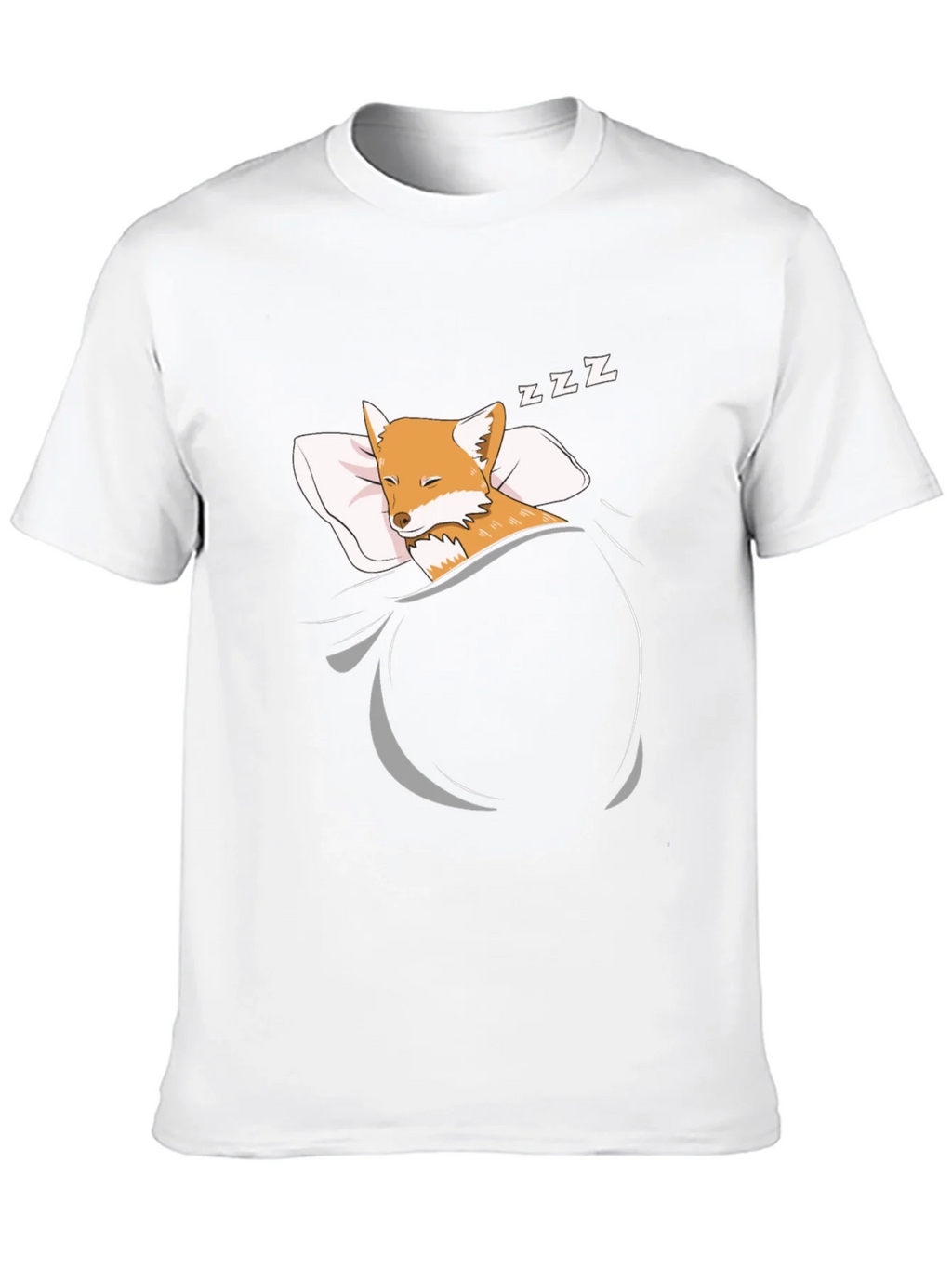 Sleeping Fox Graphic T-Shirt - Mens Black Tee product image 9
