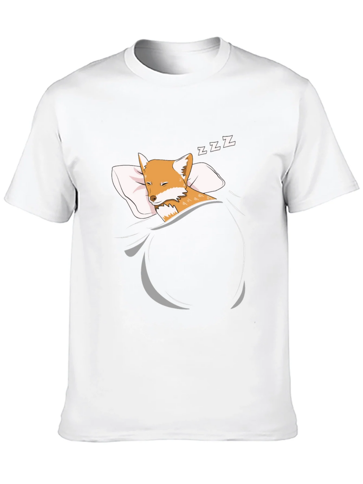 Sleeping Fox Graphic T-Shirt - Mens Black Tee product image 9