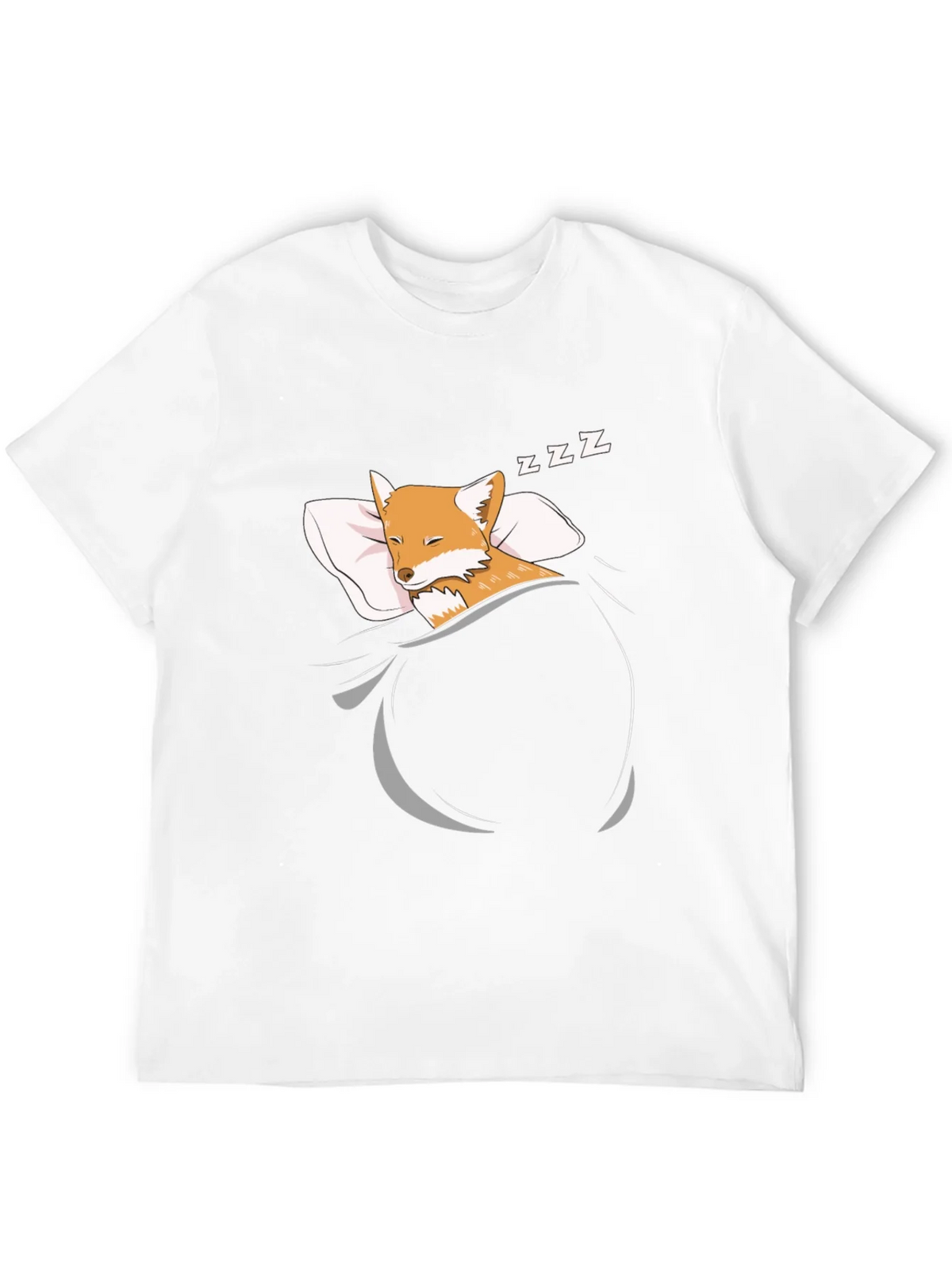 Sleeping Fox Graphic T-Shirt - Mens Black Tee product image 11
