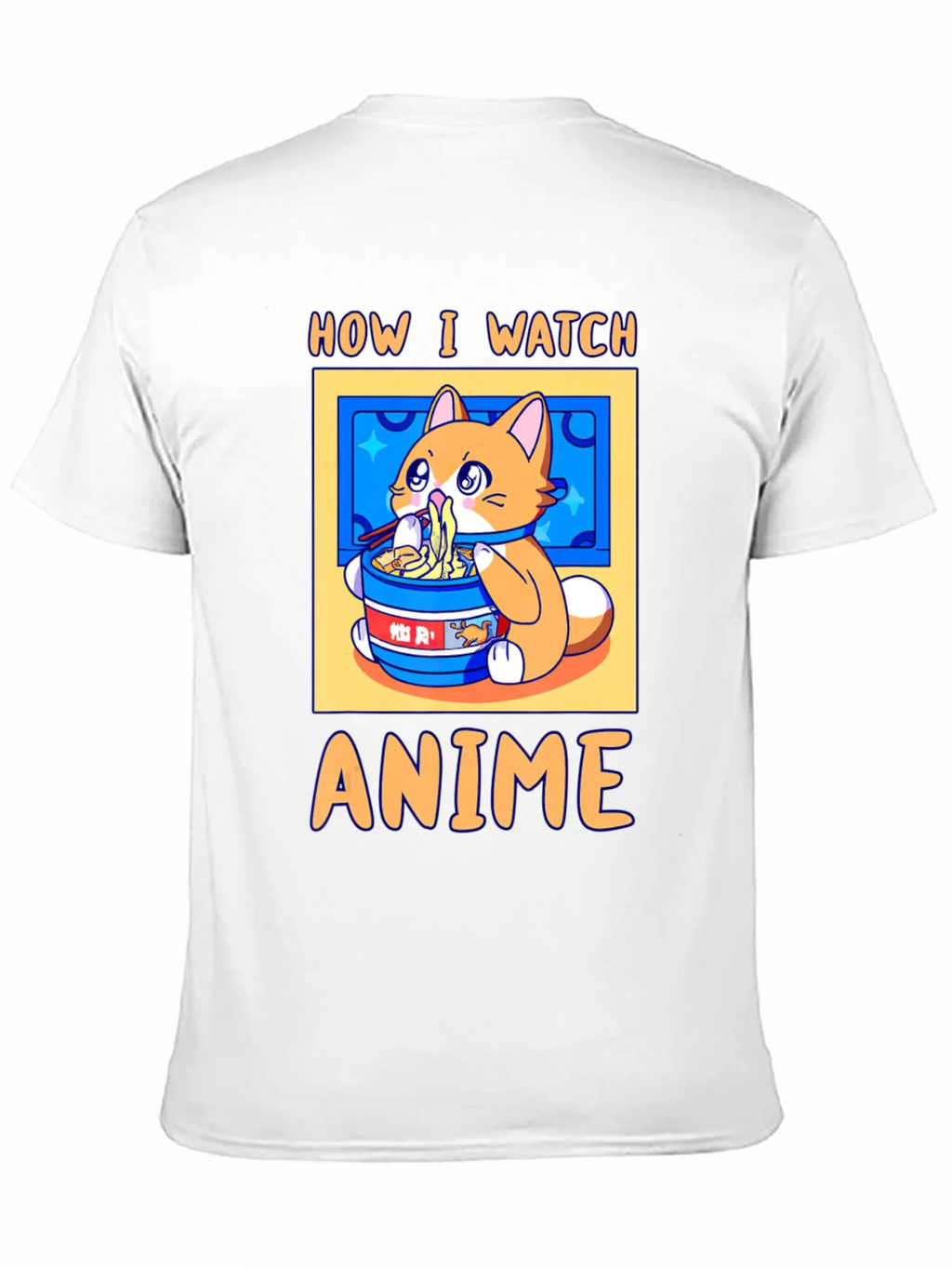 Anime Watching Cat T-Shirt product image 5