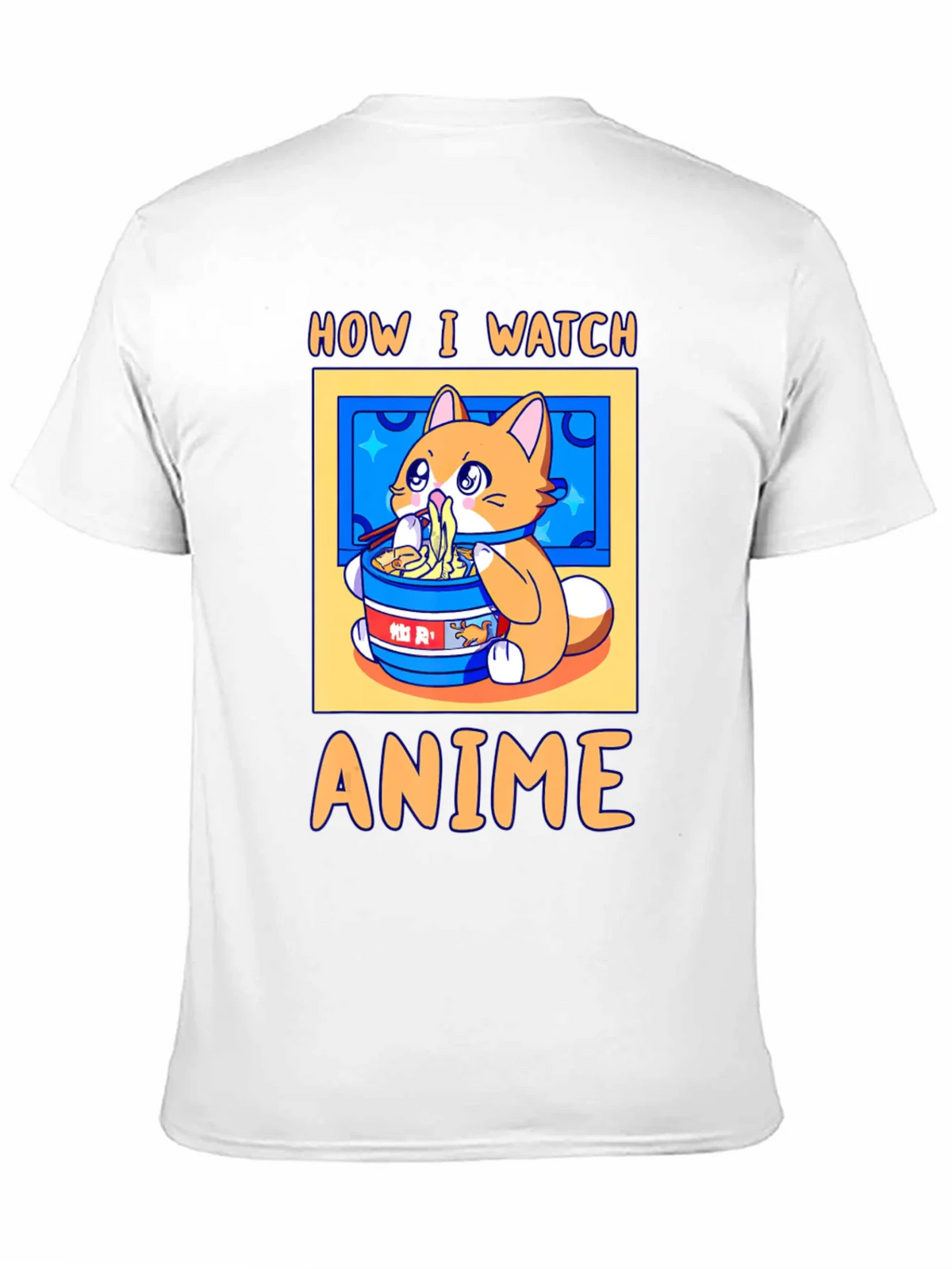 Anime Watching Cat T-Shirt product image 5