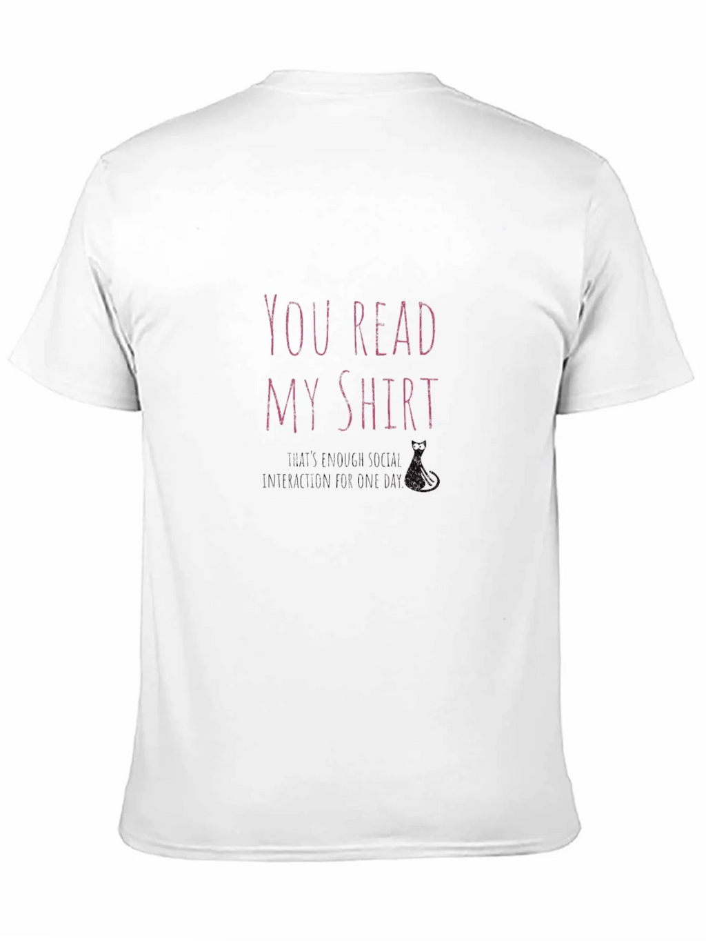 You Read My Shirt Graphic Tee - Introvert Humor product image 5