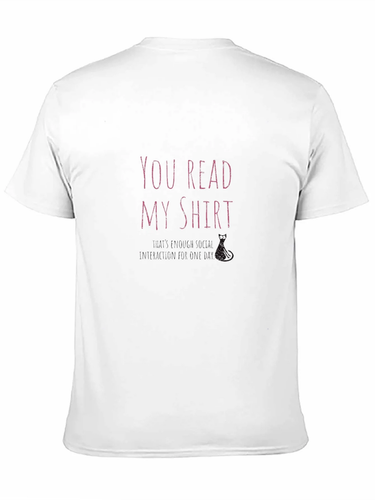 You Read My Shirt Graphic Tee - Introvert Humor product image 5
