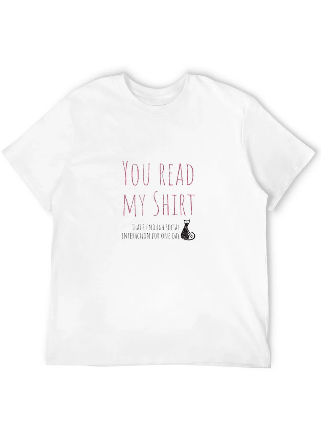 You Read My Shirt Graphic Tee - Introvert Humor product image 6