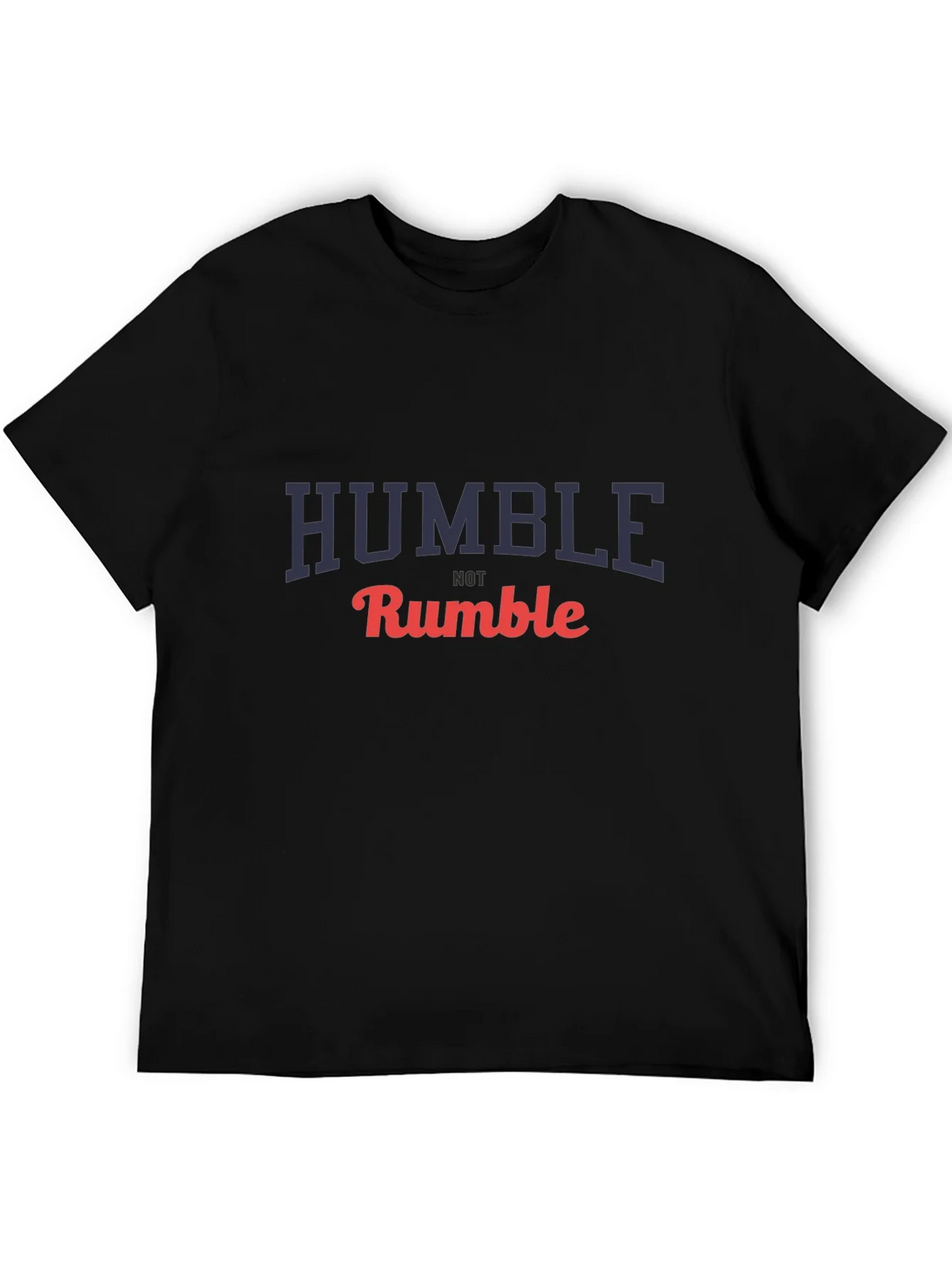 Humble Not Rumble Graphic T-Shirt - Black product image 5
