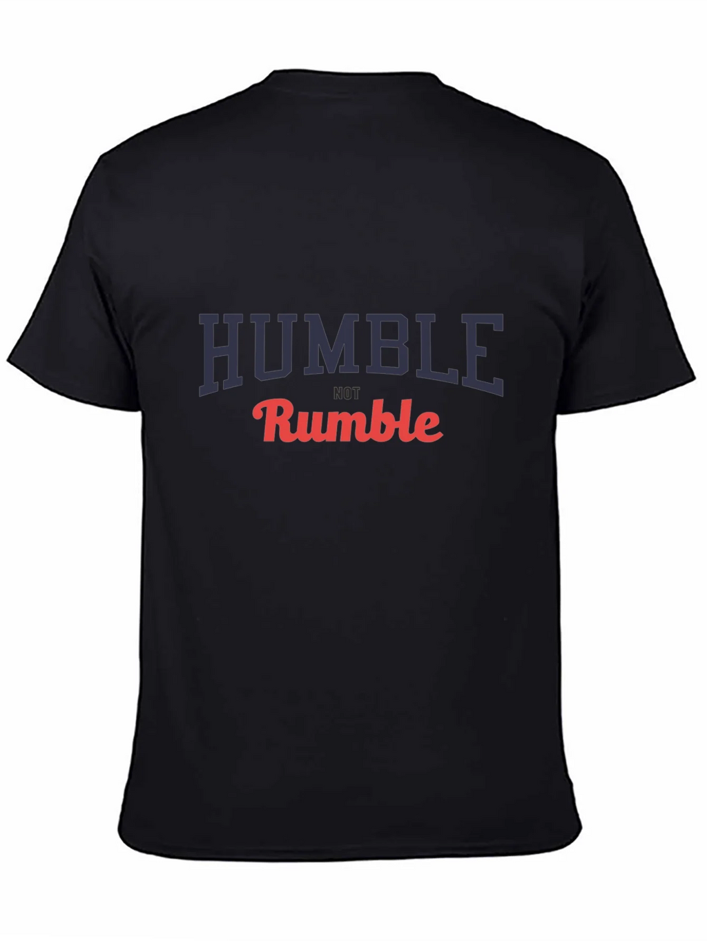 Humble Not Rumble Graphic T-Shirt - Black product image 4
