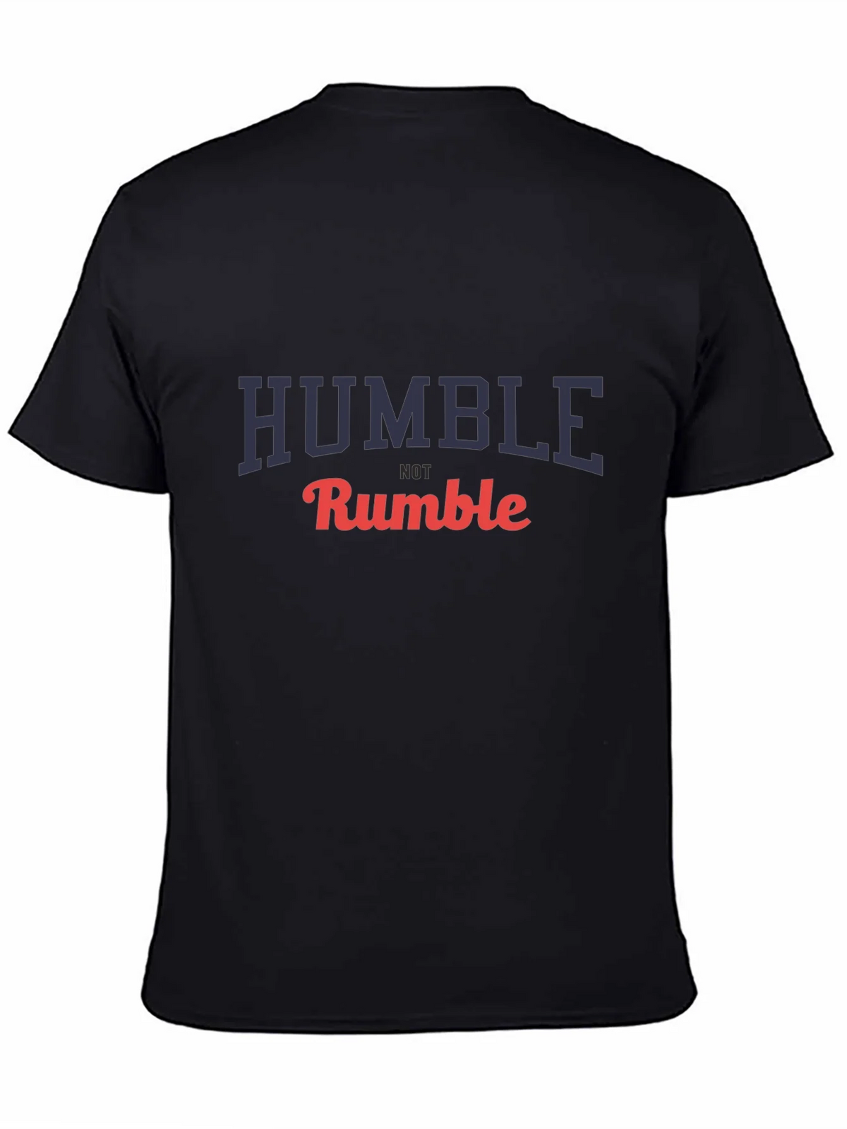 Humble Not Rumble Graphic T-Shirt - Black product image 4
