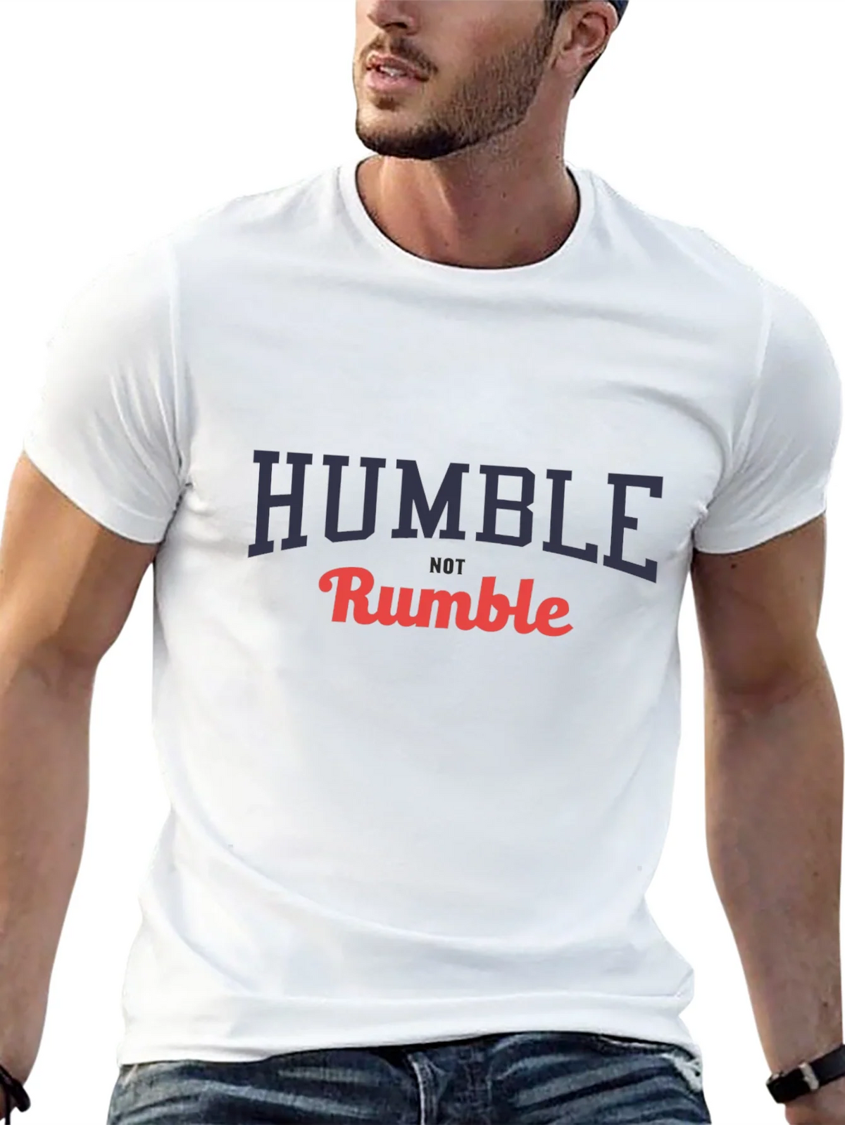 Humble Not Rumble Graphic T-Shirt - Black product image 12