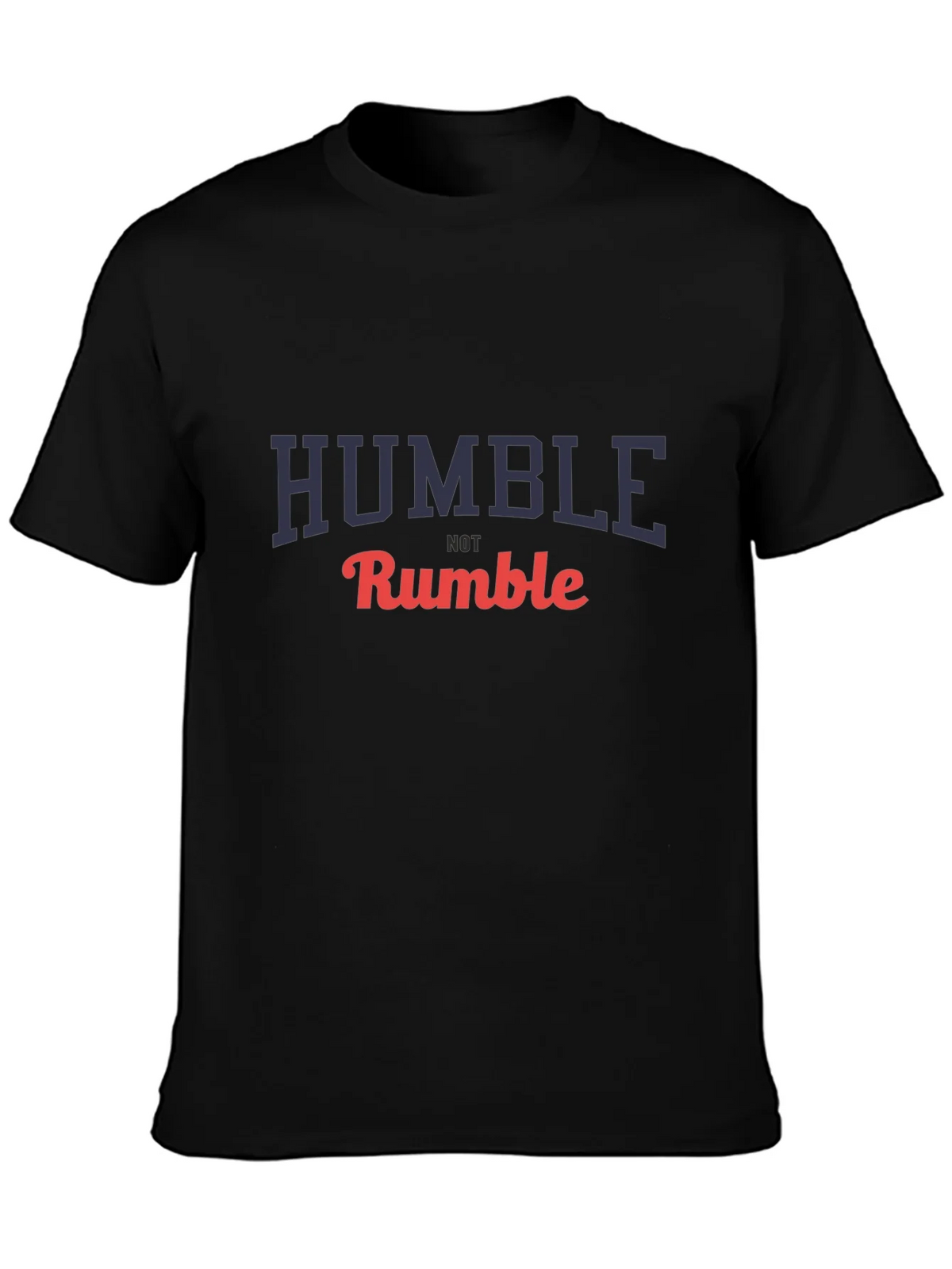 Humble Not Rumble Graphic T-Shirt - Black product image 3