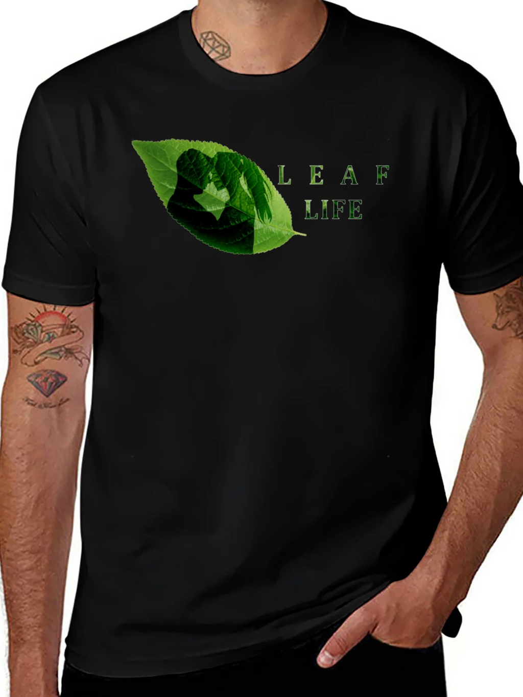 Leaf Life Graphic Tee - Eco-Friendly Design product image 1