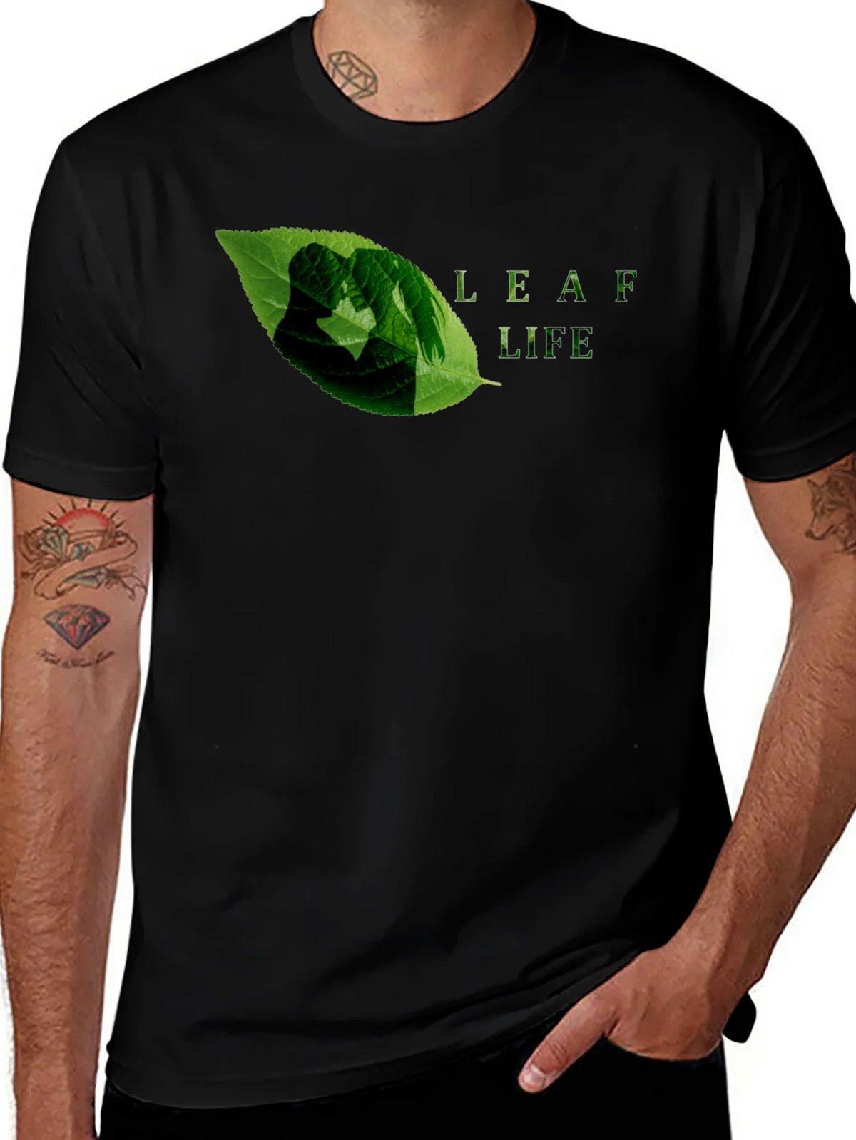 Leaf Life Graphic Tee - Eco-Friendly Design product image 1