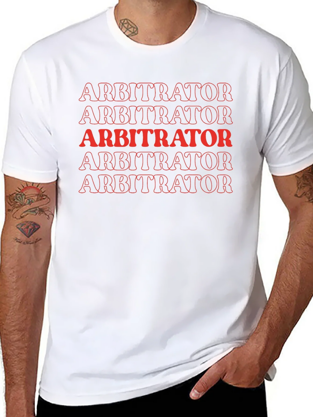 Arbitrator Graphic Tee - Bold Statement T-Shirt product image 5