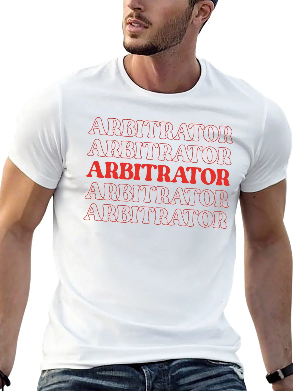 Arbitrator Graphic Tee - Bold Statement T-Shirt product image 9