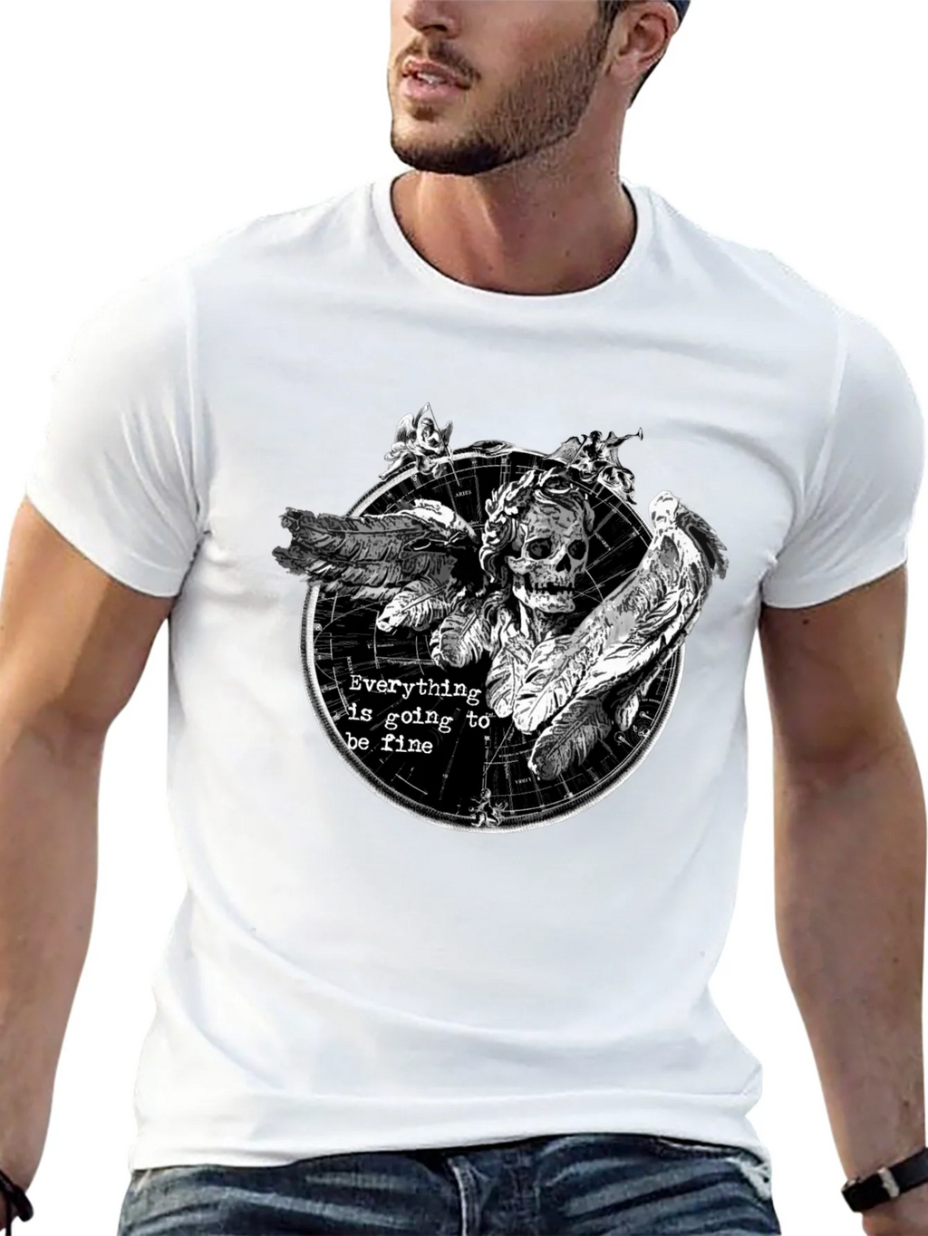 Everything Is Going To Be Fine Graphic Tee product image 12