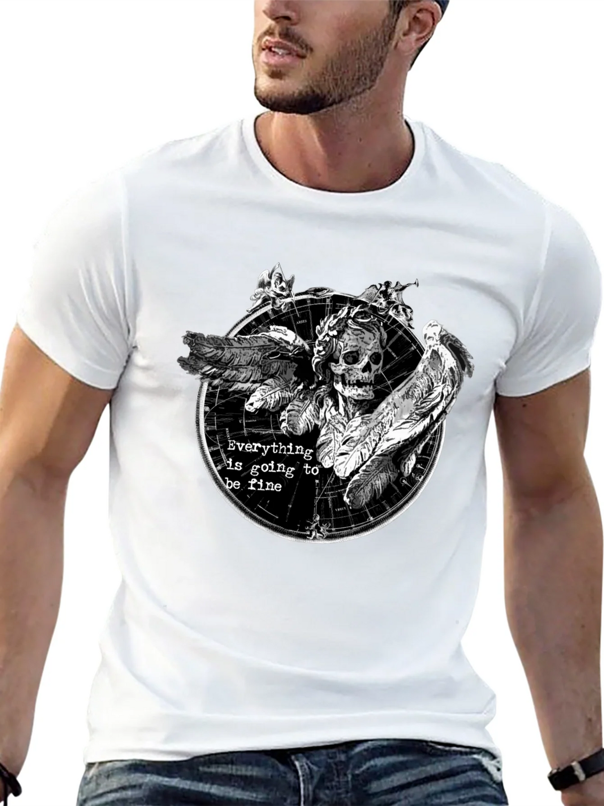 Everything Is Going To Be Fine Graphic Tee product image 12