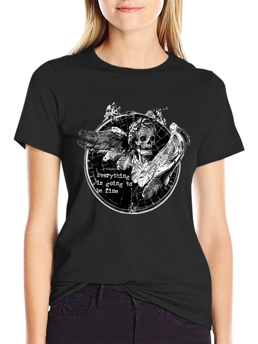 Everything Is Going To Be Fine Graphic Tee product image 2