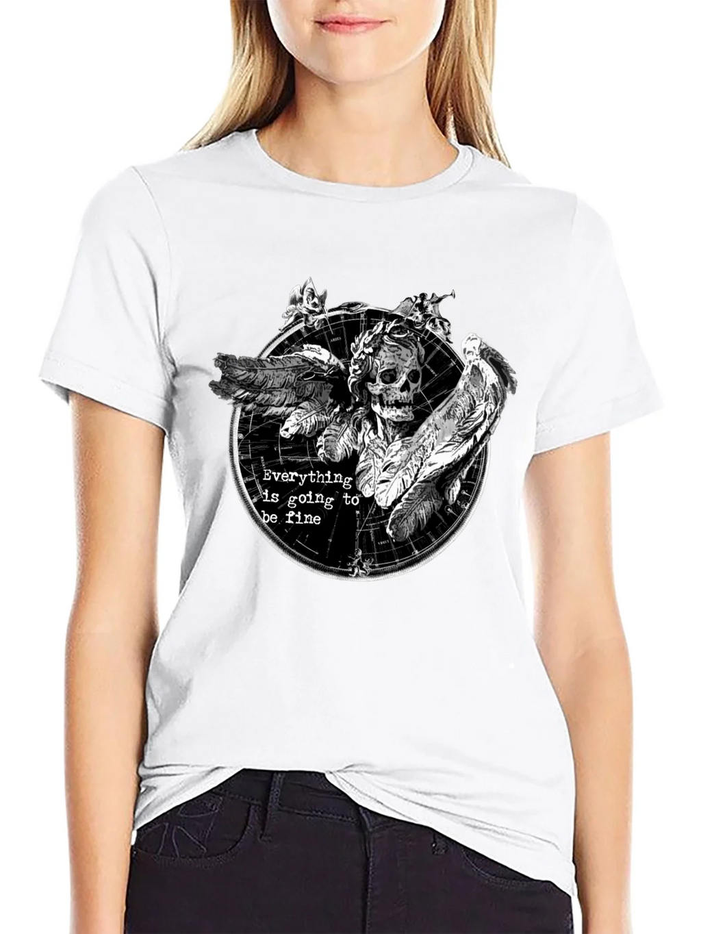 Everything Is Going To Be Fine Graphic Tee product image 8