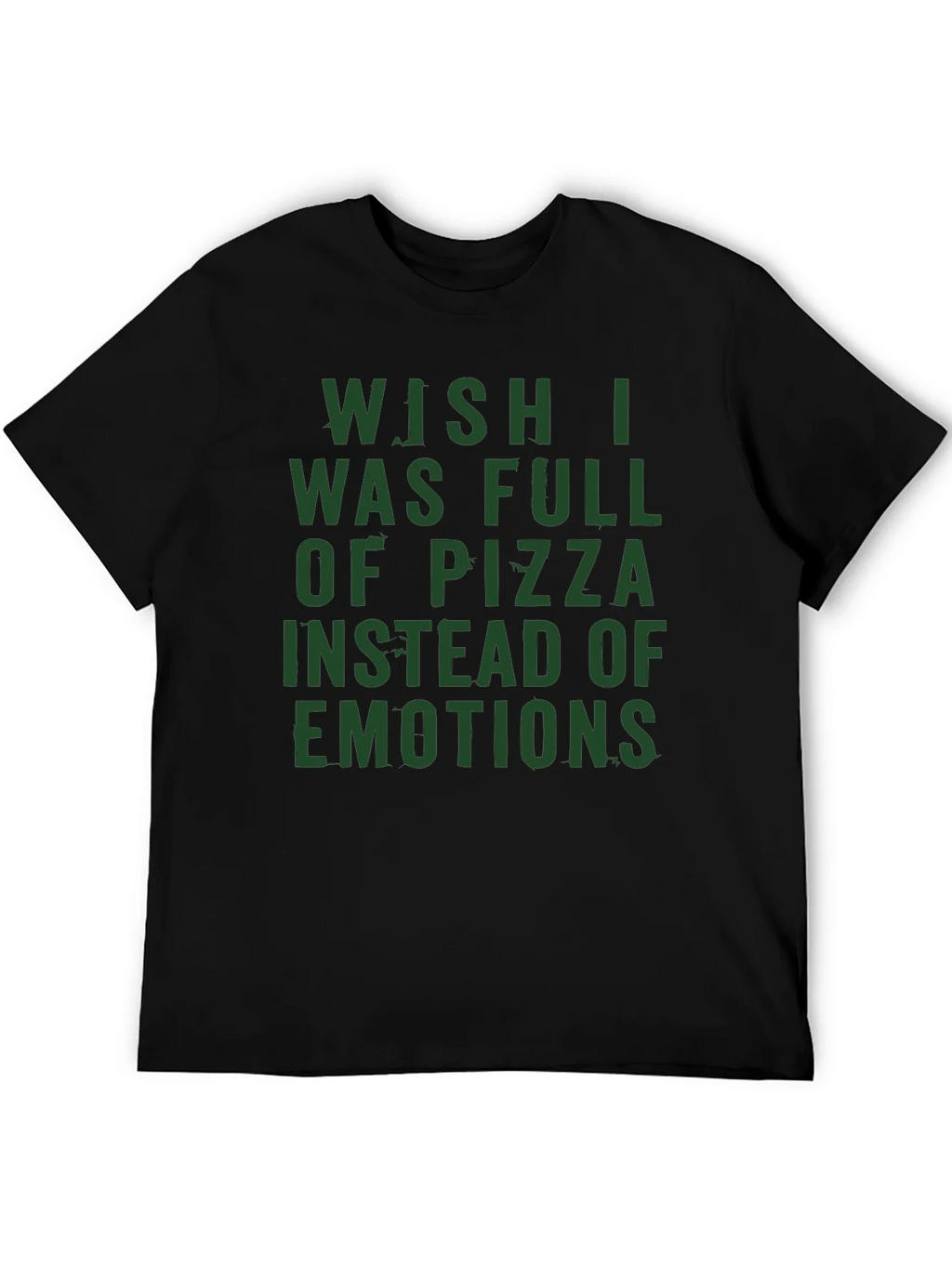 Pizza & Emotions Graphic Tee - Funny Statement T-Shirt product image 5