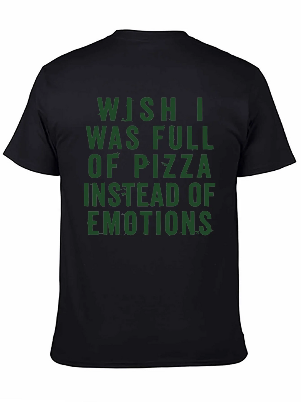 Pizza & Emotions Graphic Tee - Funny Statement T-Shirt product image 4