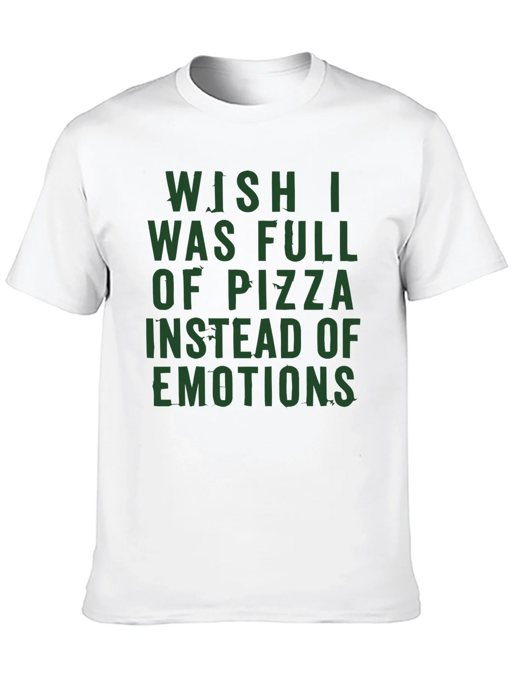 Pizza & Emotions Graphic Tee - Funny Statement T-Shirt product image 9