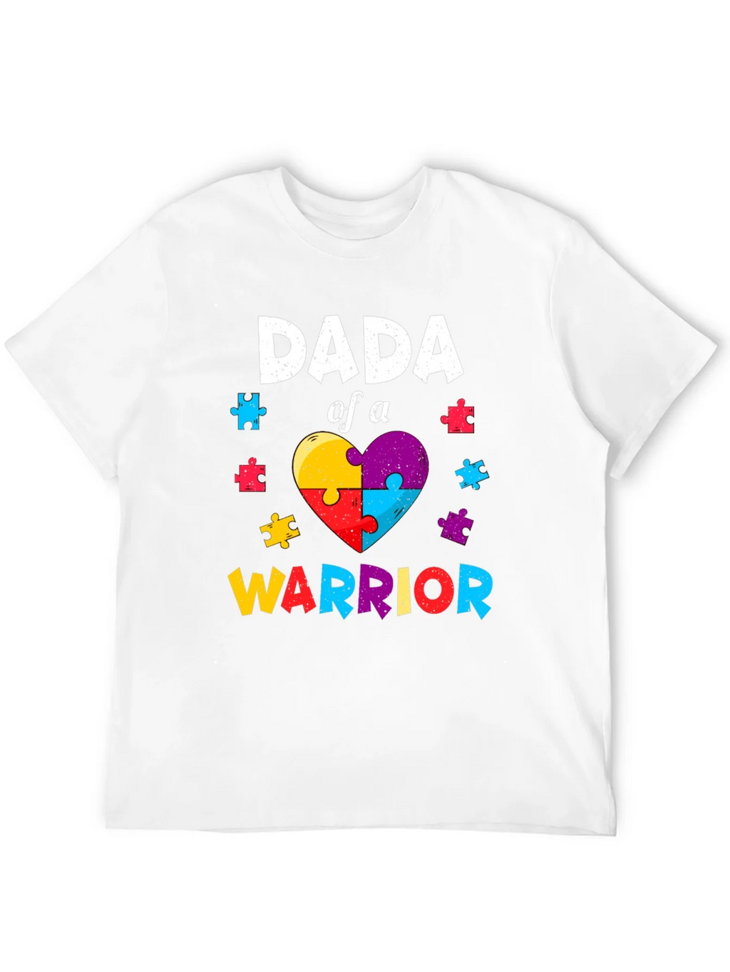 Dada of a Warrior T-Shirt Autism Awareness product image 11