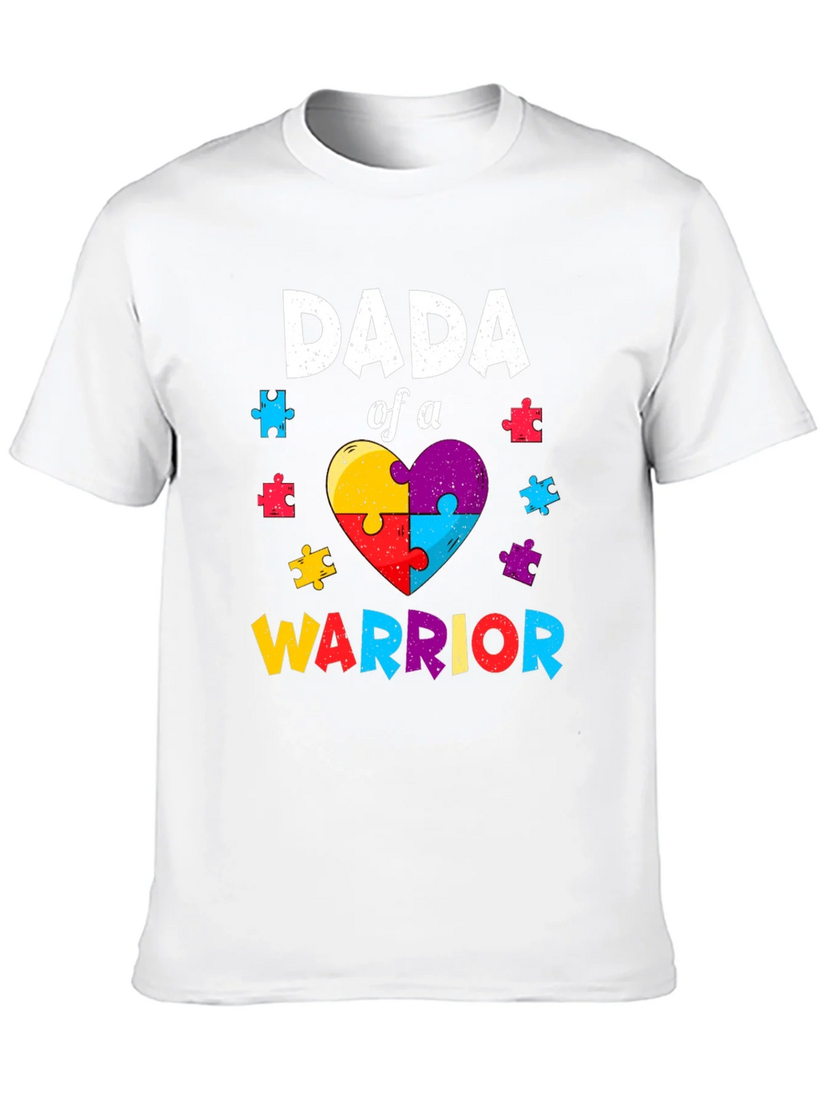 Dada of a Warrior T-Shirt Autism Awareness product image 9