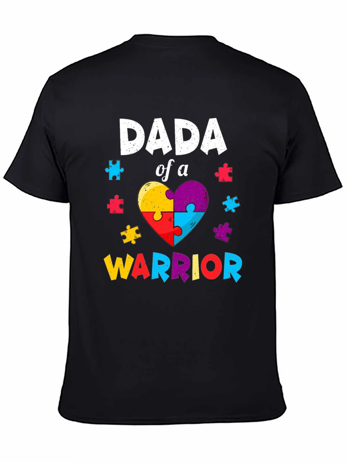 Dada of a Warrior T-Shirt Autism Awareness product image 4