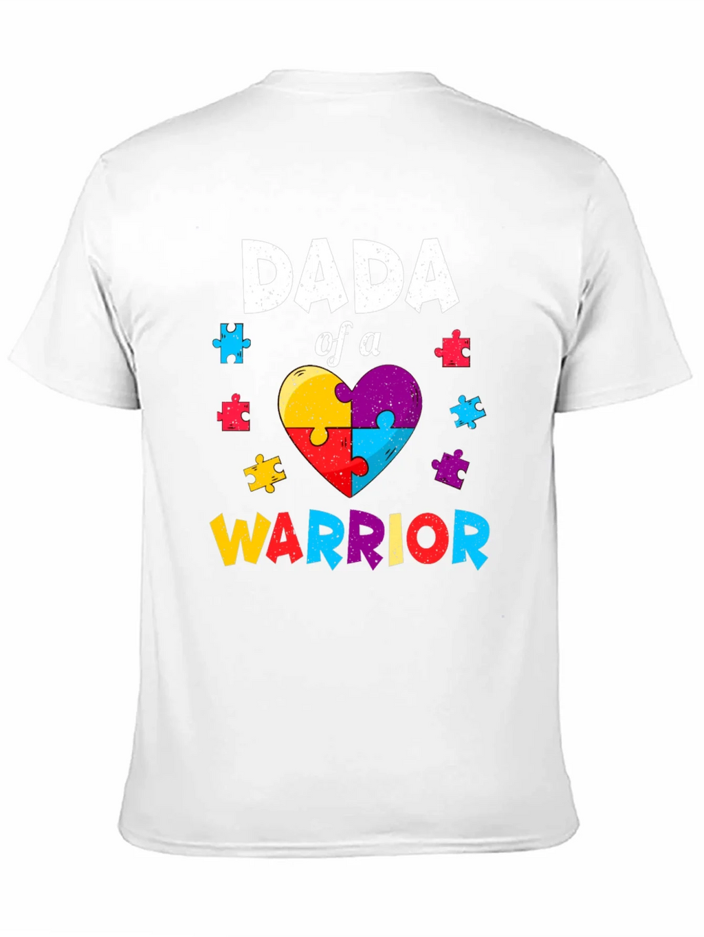 Dada of a Warrior T-Shirt Autism Awareness product image 10