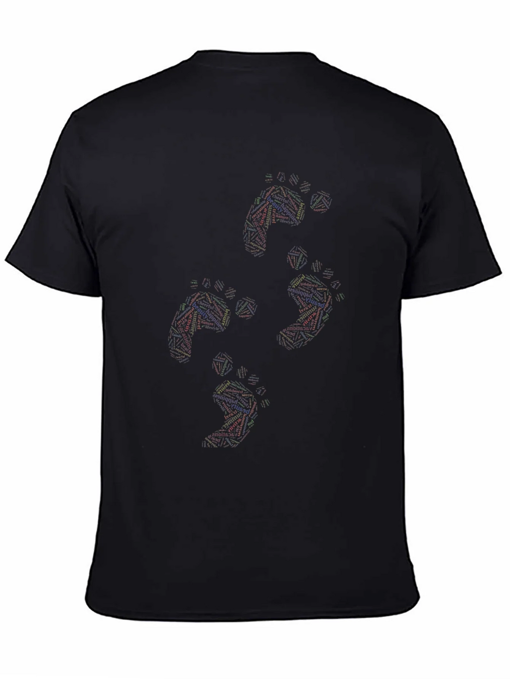 Abstract Geometry Black T-Shirt product image 3