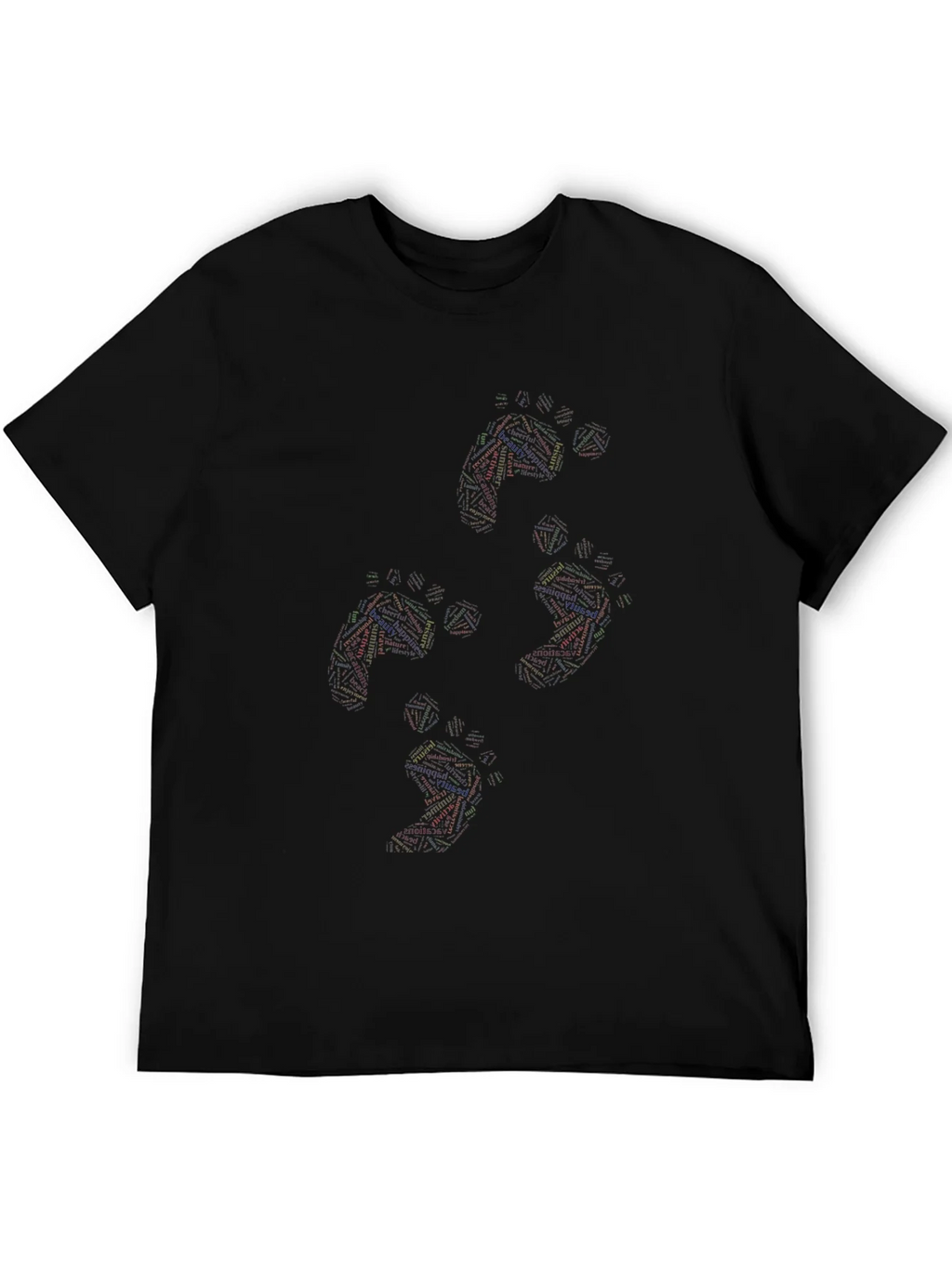 Abstract Geometry Black T-Shirt product image 4