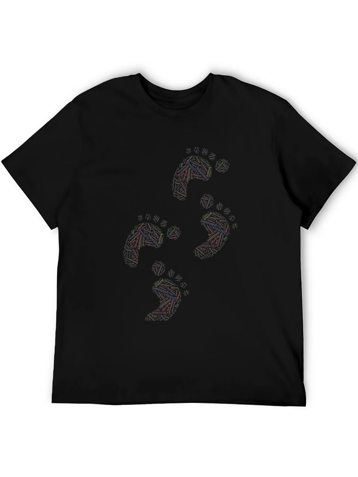 Abstract Geometry Black T-Shirt product image 4