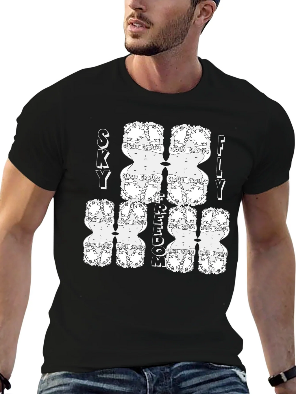 Sky Fly Freedom Graphic Tee - Cloud Group Design product image 5