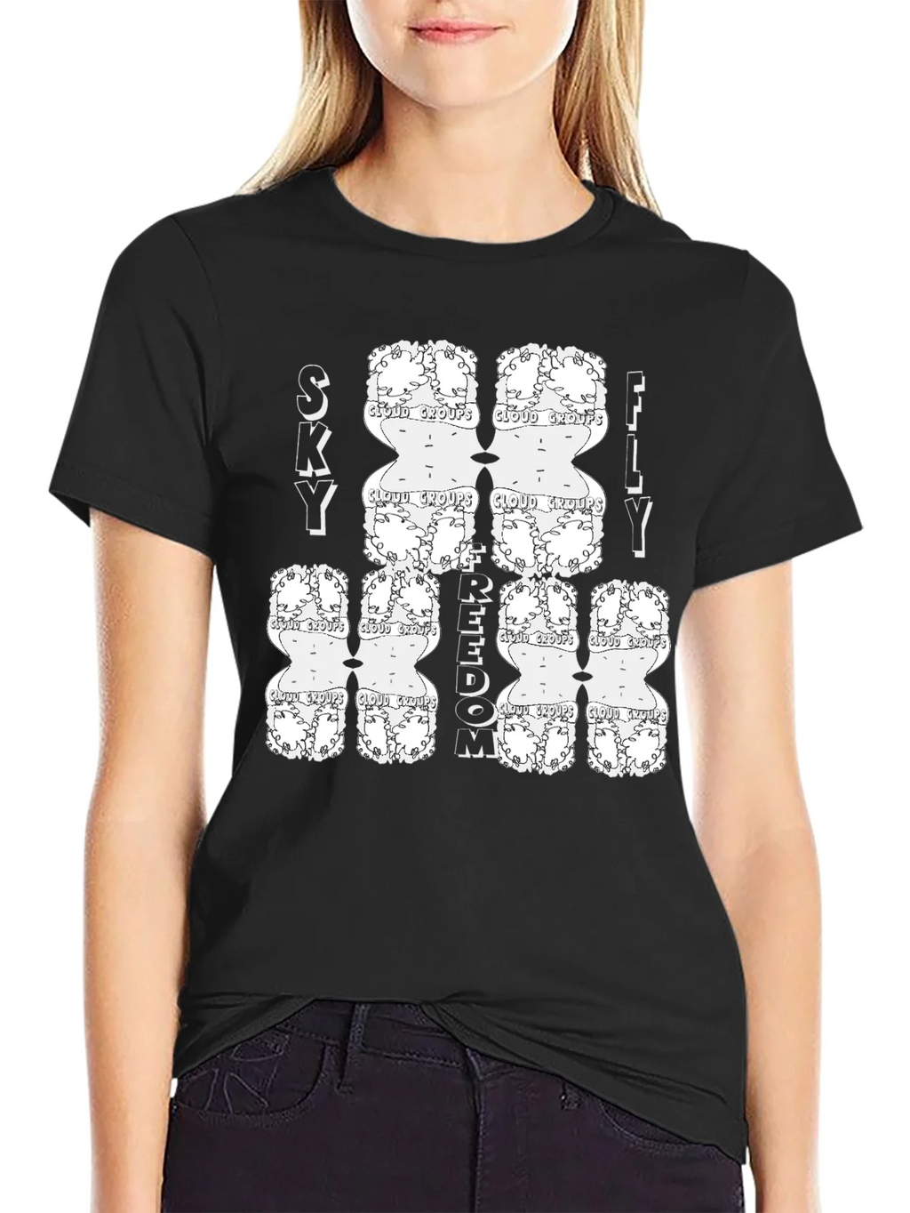 Sky Fly Freedom Graphic Tee - Cloud Group Design product image 1