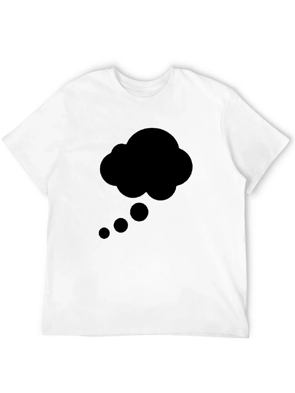 Thinking Cloud Graphic Tee - Black Cotton T-Shirt product image 11