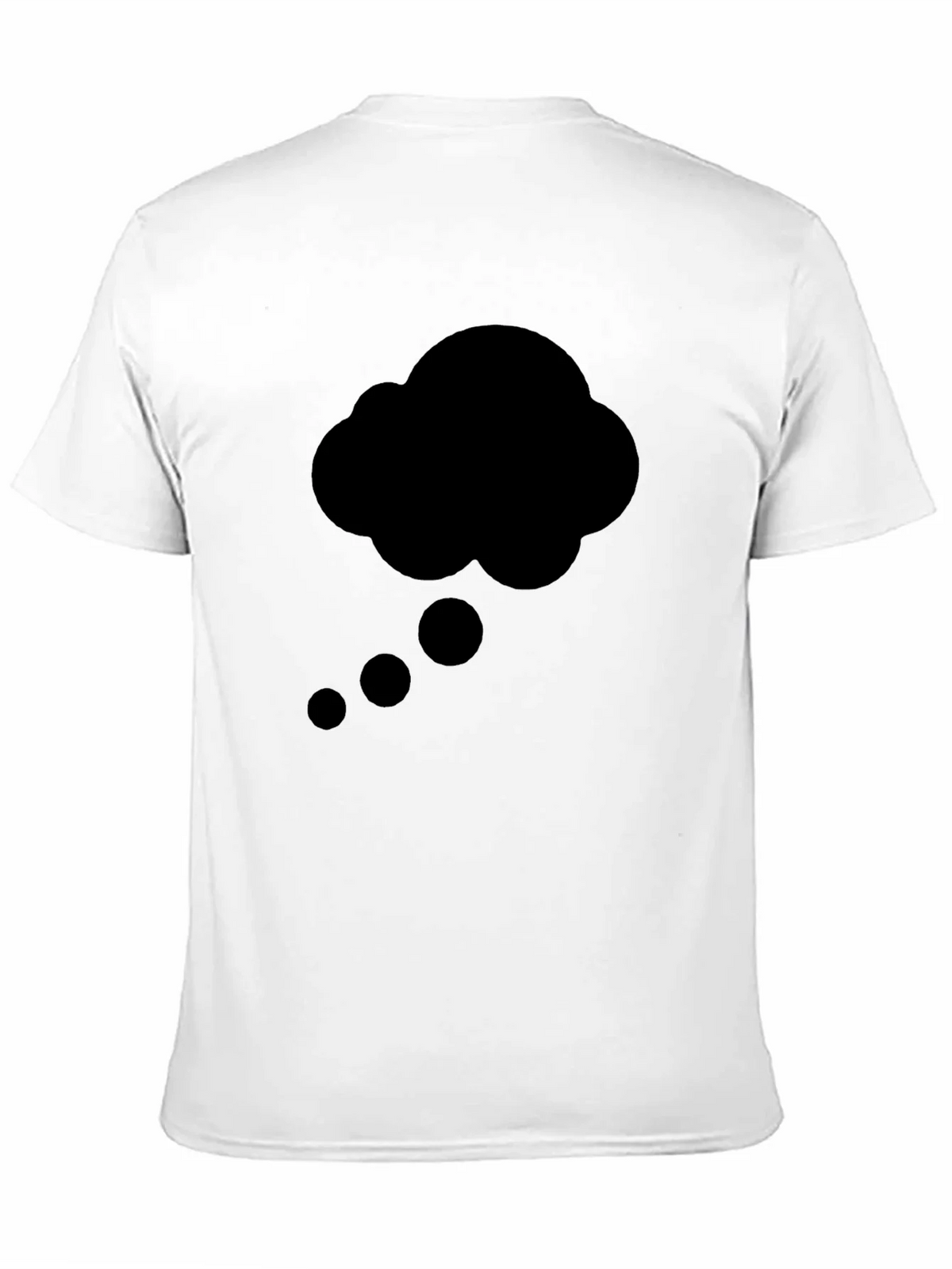 Thinking Cloud Graphic Tee - Black Cotton T-Shirt product image 10