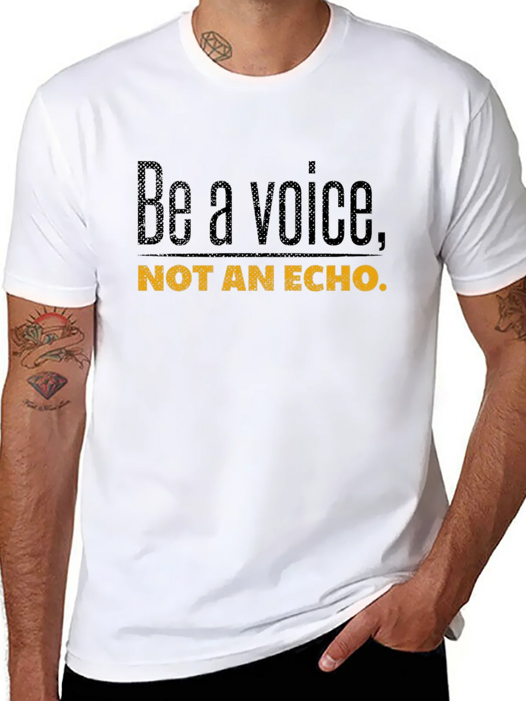 Be A Voice Tee - Motivational Graphic T-Shirt product image 7
