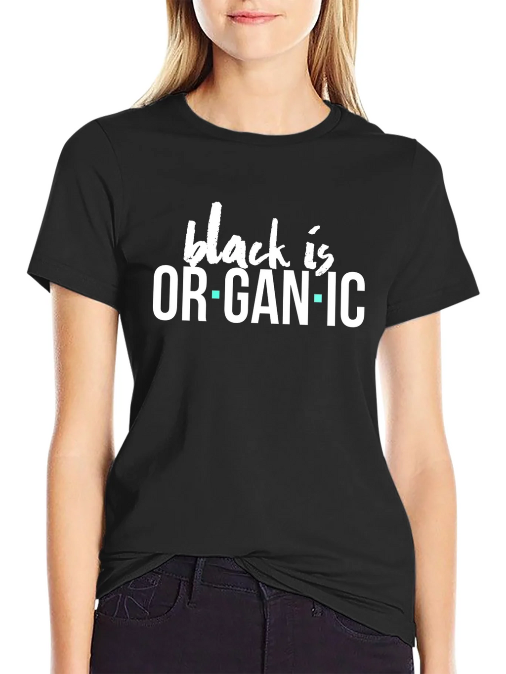 Black is Organic Graphic Tee product image 2