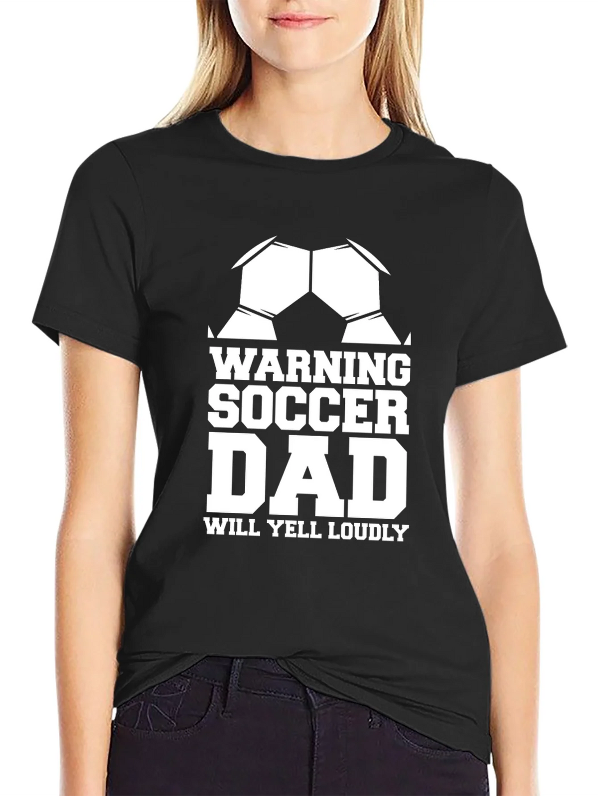 Warning Soccer Dad Graphic T-Shirt product image 2
