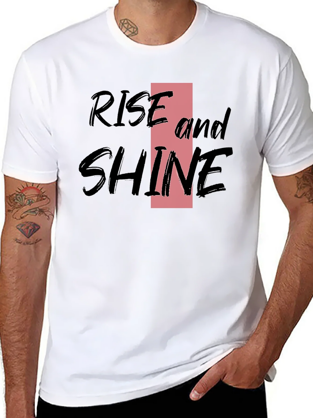 Rise and Shine Black Graphic Tee product image 7