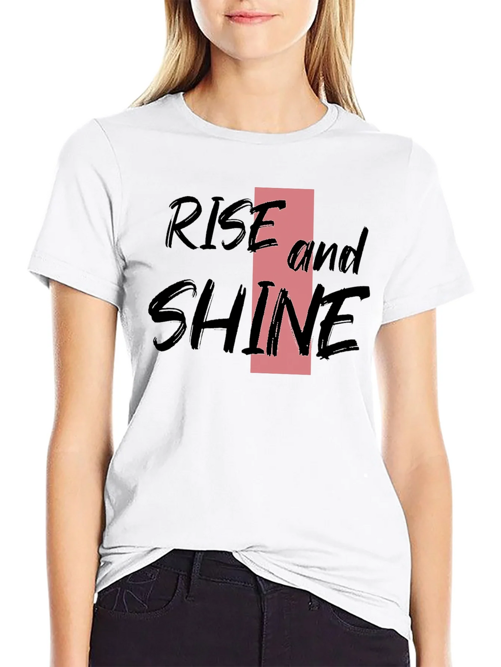 Rise and Shine Black Graphic Tee product image 8
