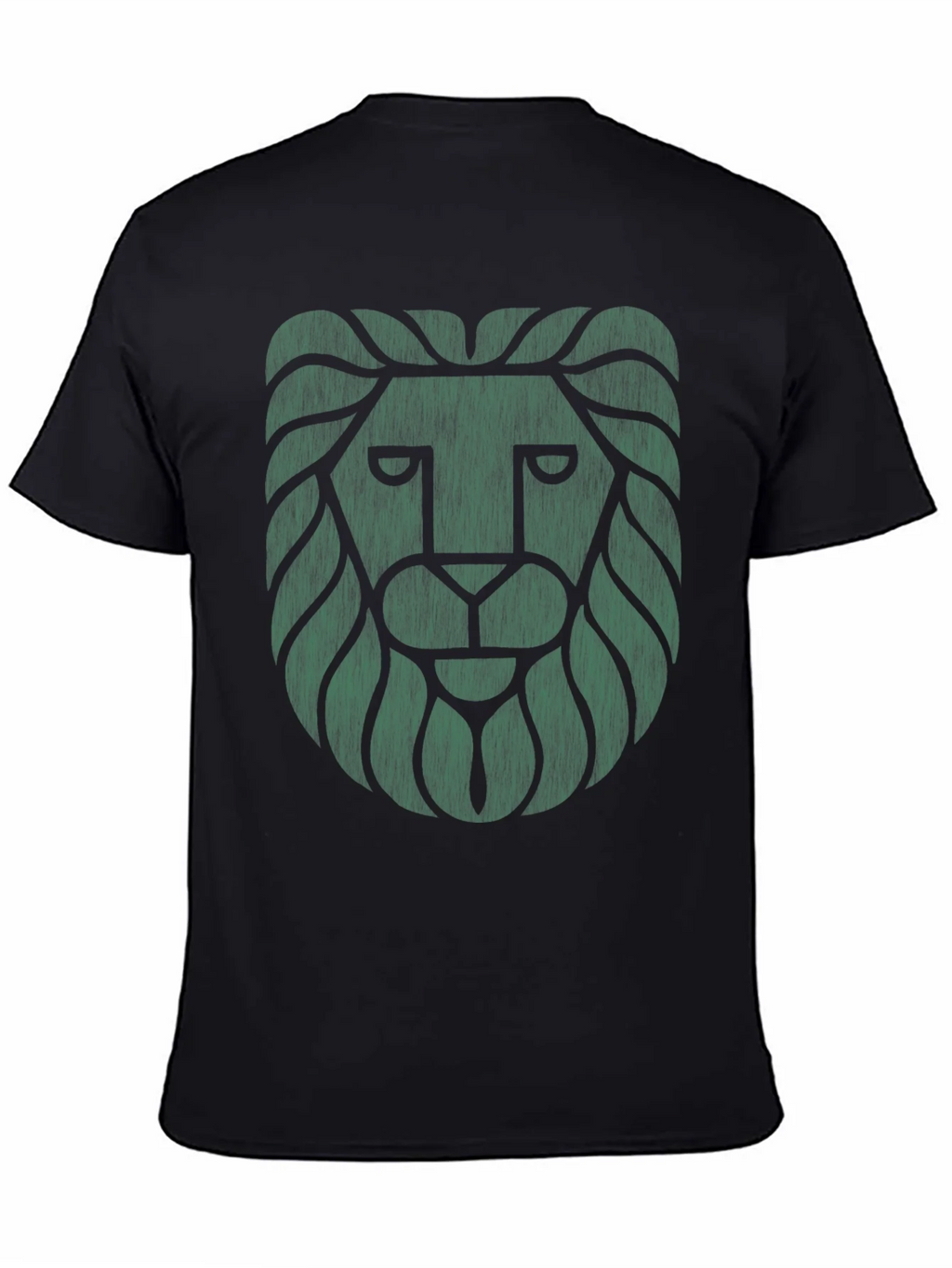 Lion Graphic Tee - Cool Design Black T-Shirt product image 4