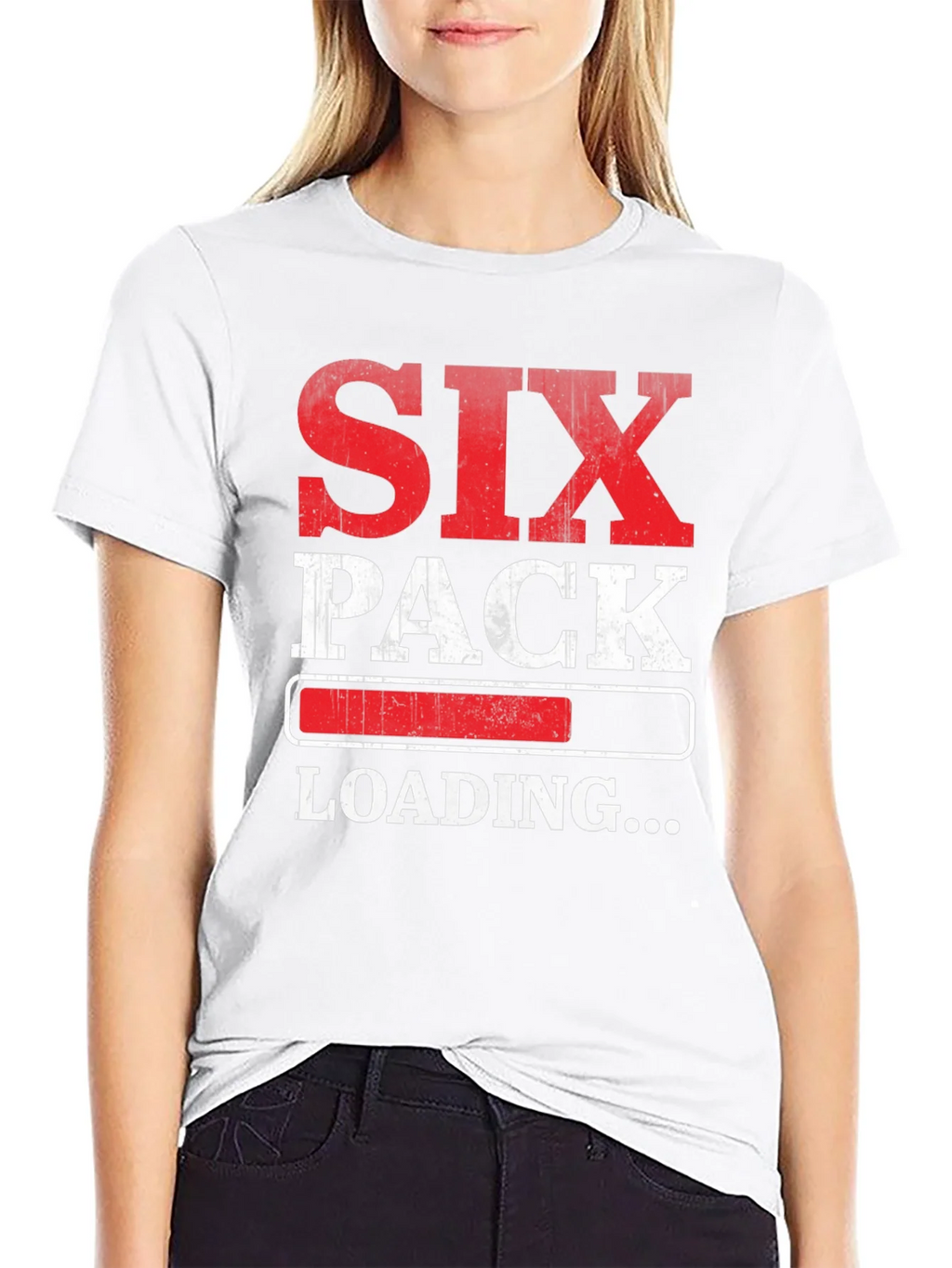 Six Pack Loading T-Shirt - Funny Workout Gym Tee product image 7