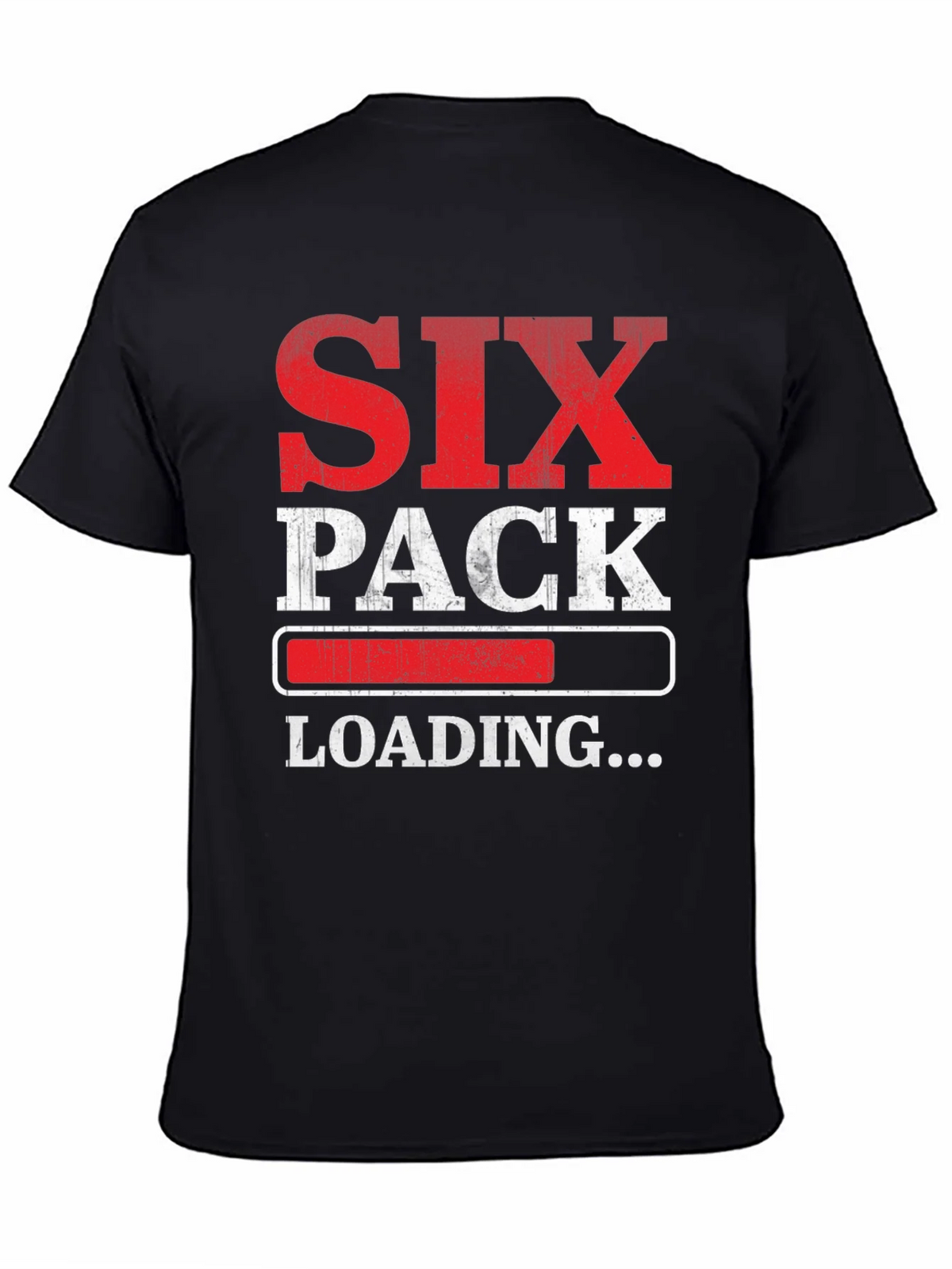 Six Pack Loading T-Shirt - Funny Workout Gym Tee product image 3