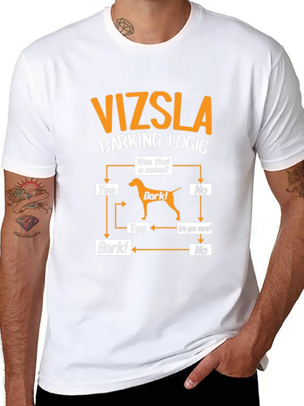 Vizsla Barking Logic T-Shirt - Dog Lover Tee product image 7