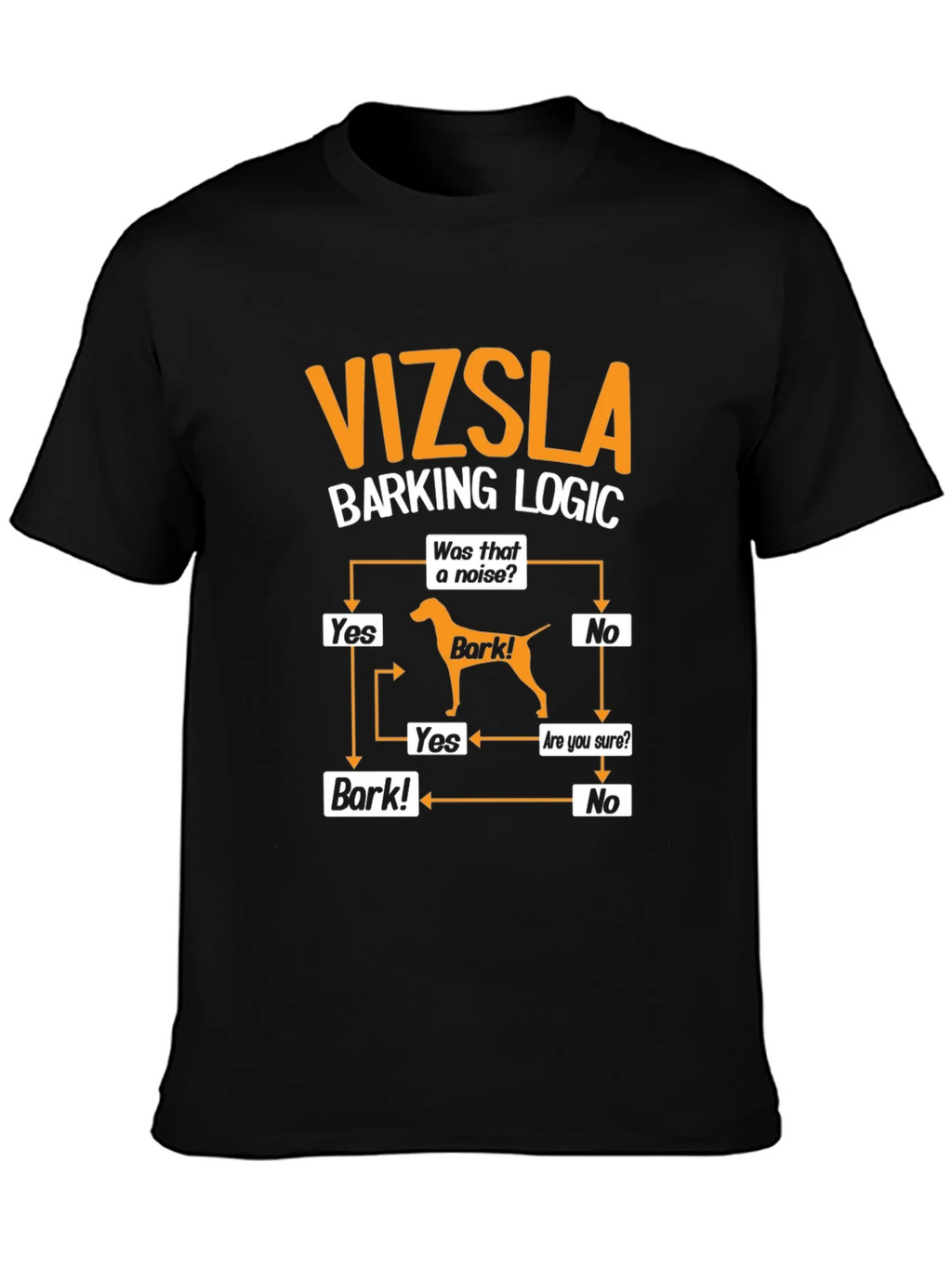 Vizsla Barking Logic T-Shirt - Dog Lover Tee product image 3