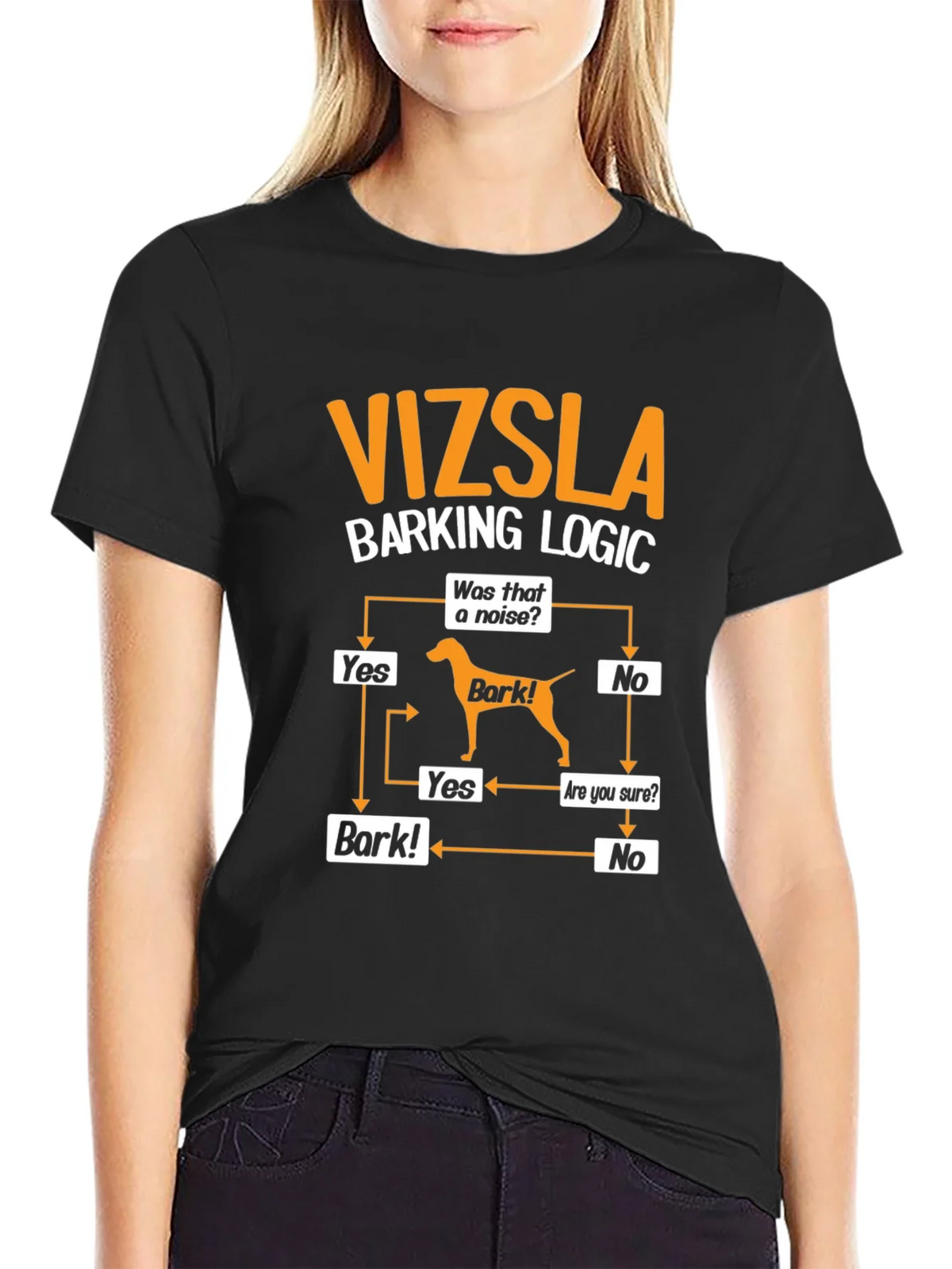 Vizsla Barking Logic T-Shirt - Dog Lover Tee product image 2