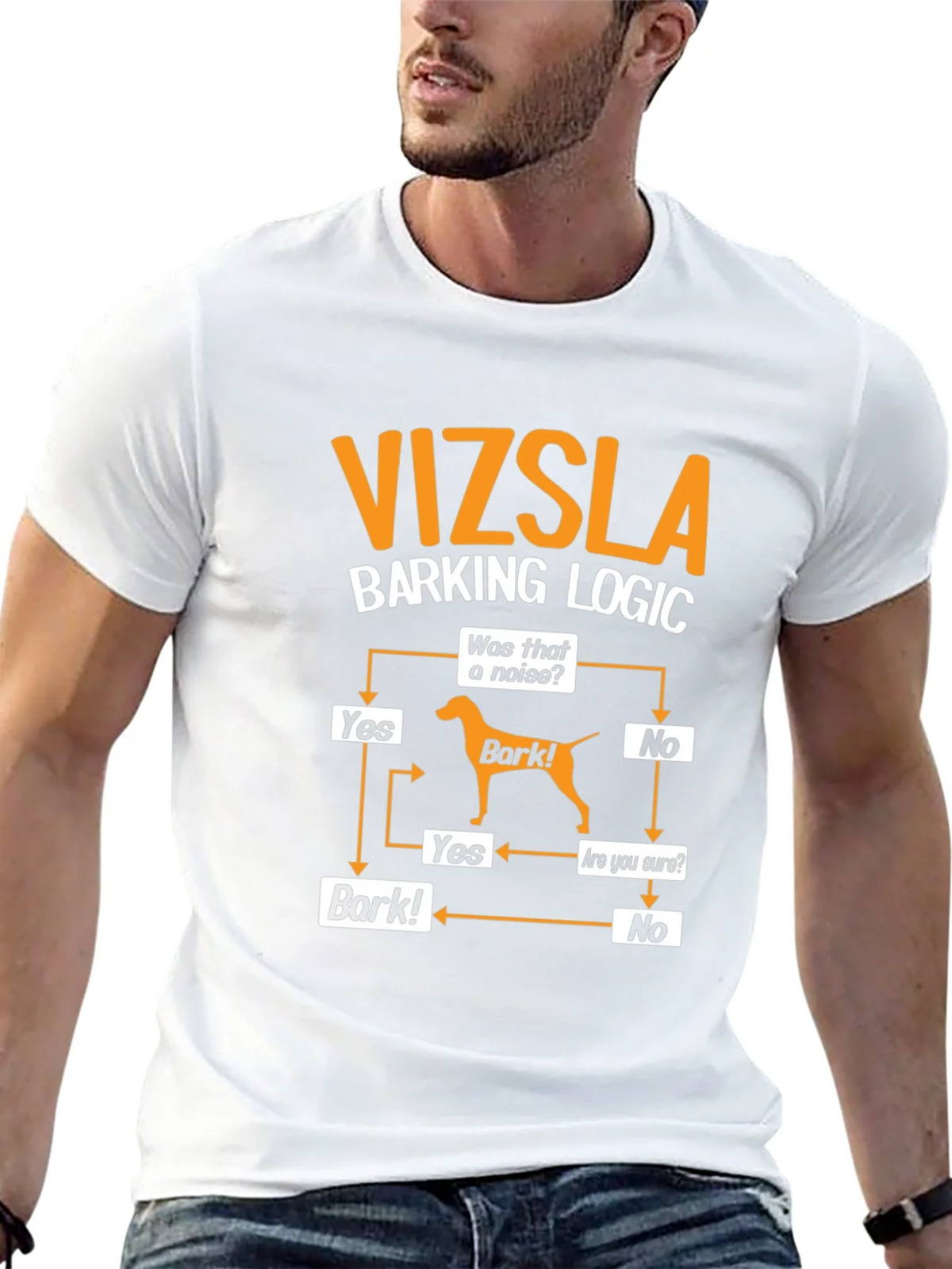Vizsla Barking Logic T-Shirt - Dog Lover Tee product image 12